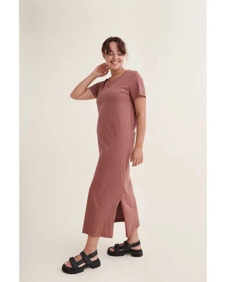 Basic Apparel T-Shirt Kleid REBEKKA aus Bio-Baumwolle