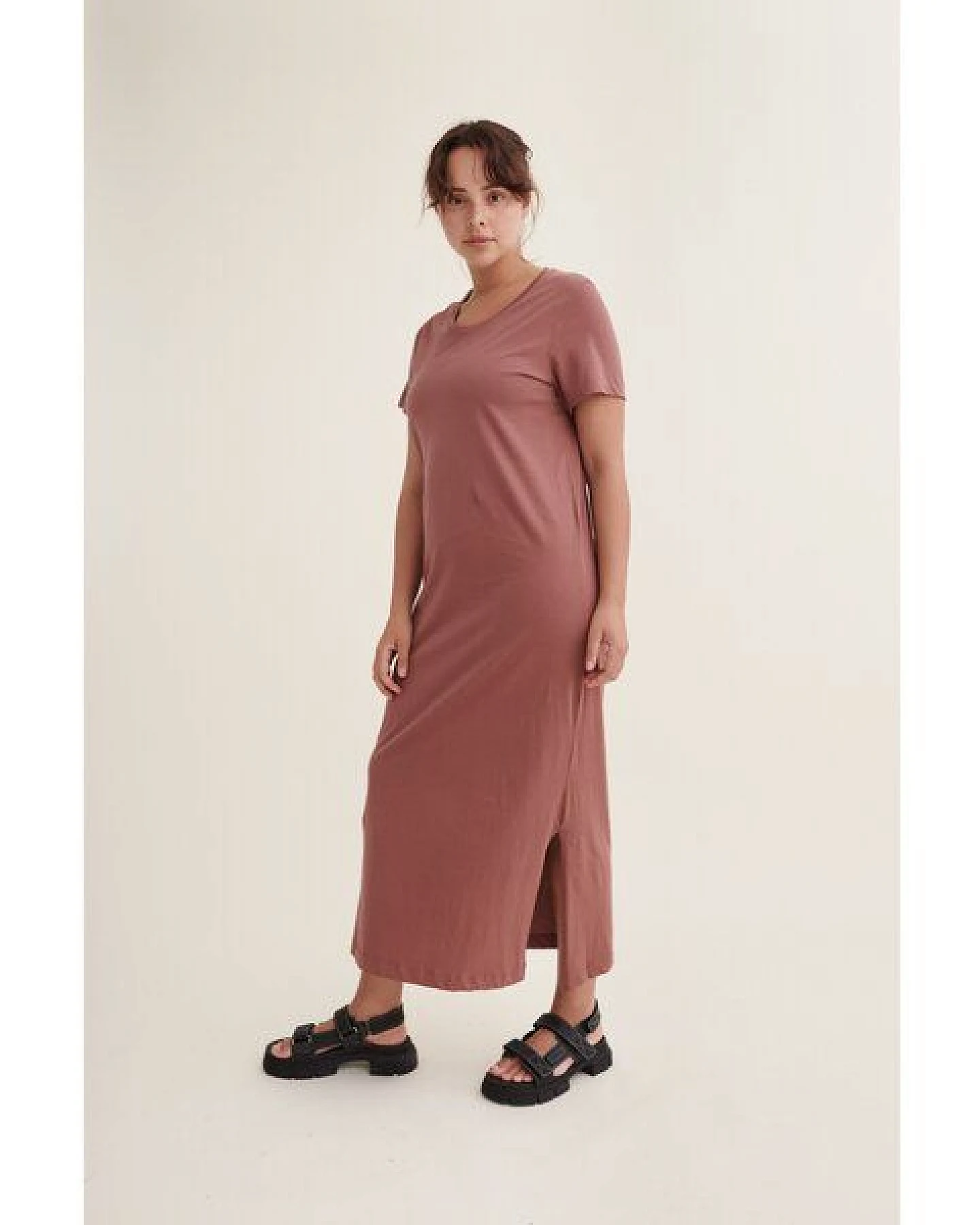 Basic Apparel T-Shirt Kleid REBEKKA aus Bio-Baumwolle – Ansicht 3