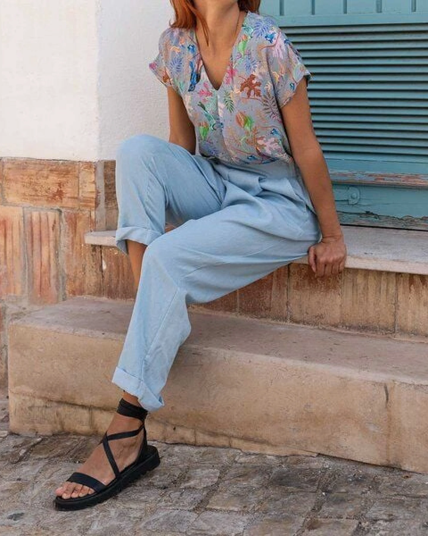 WiDDA berlin Bundfaltenhose Jeans aus TENCEL® Chambray – Ansicht 4