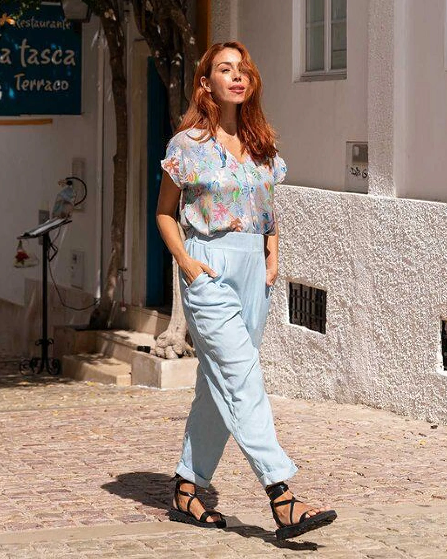WiDDA berlin Bundfaltenhose Jeans aus TENCEL® Chambray – Ansicht 3