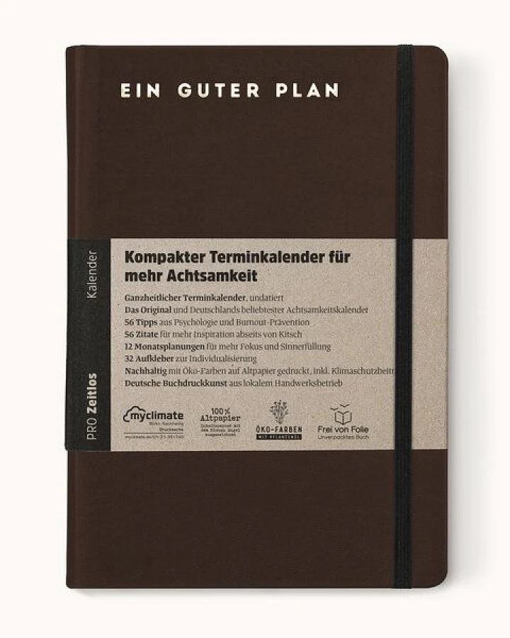 Ein guter Plan Pro Zeitlos – Kompakter Terminkalender für mehr Achtsamkeit (undatiert)