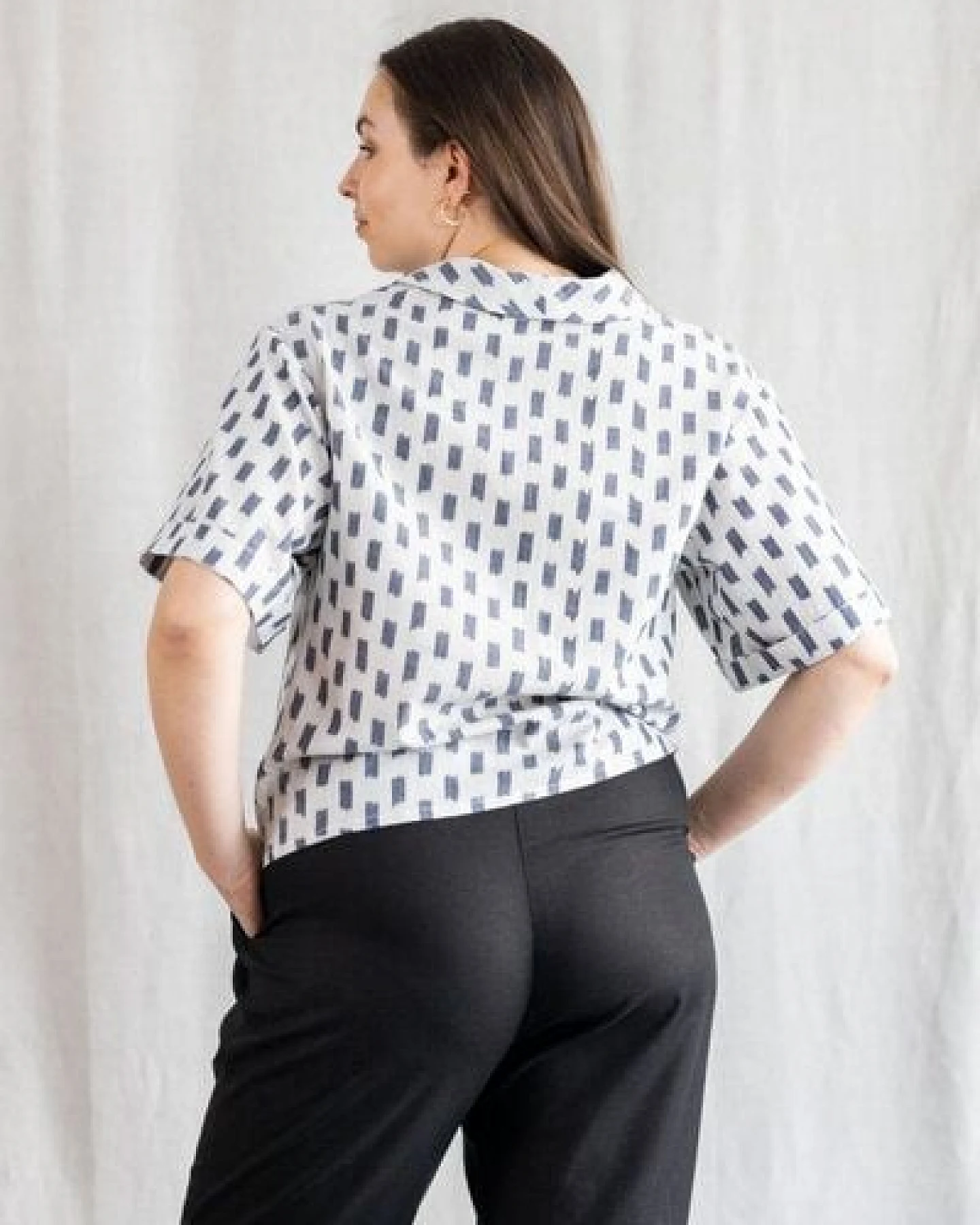Jyoti - Fair Works Bio-Baumwoll Bluse Avaani – Ansicht 4