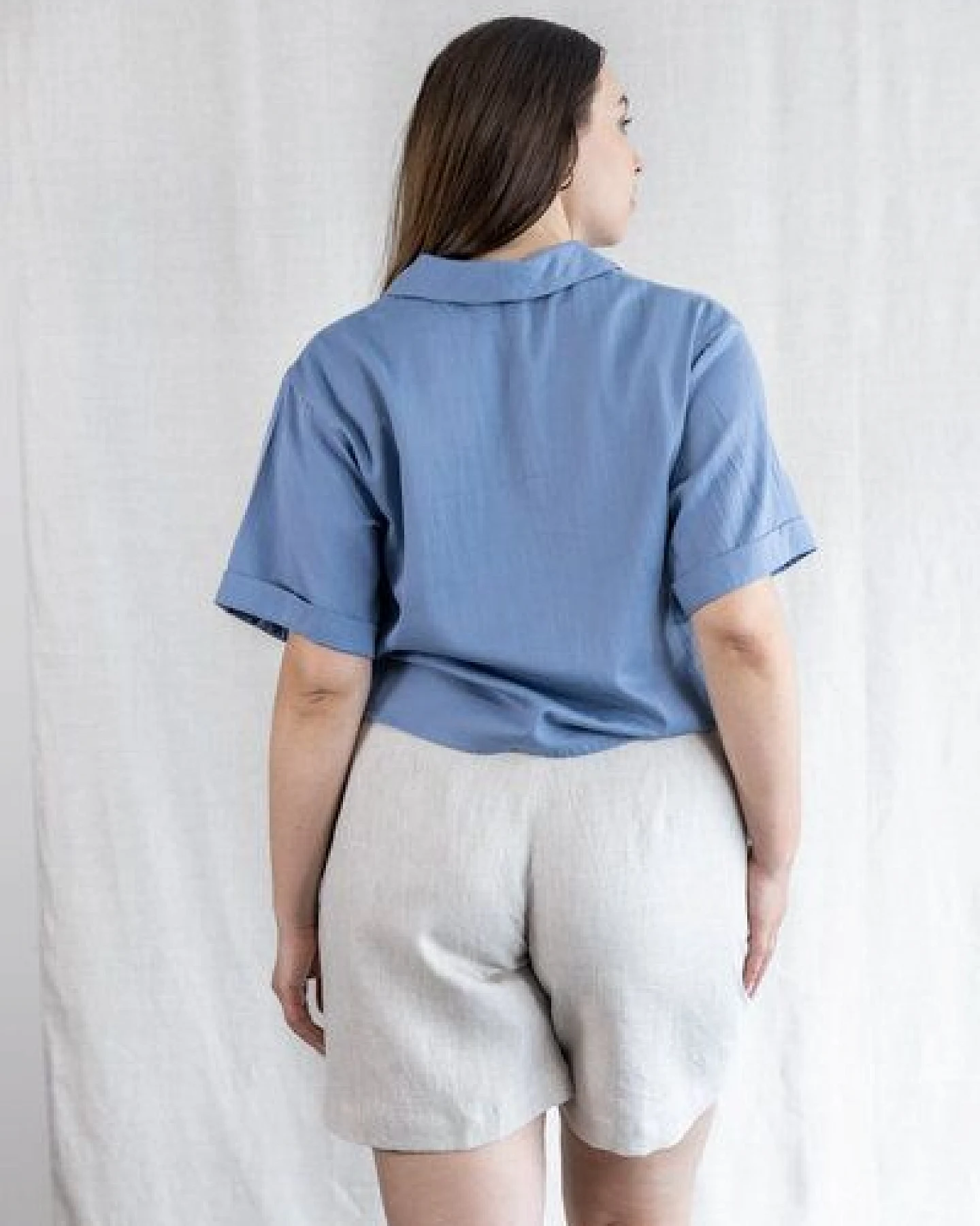 Jyoti - Fair Works Bio-Baumwoll Bluse Avaani – Ansicht 4