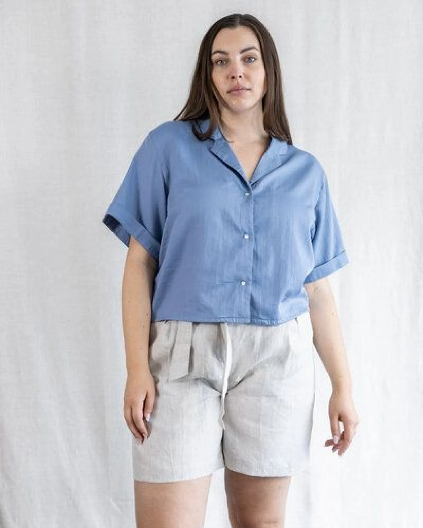 Jyoti - Fair Works Bio-Baumwoll Bluse Avaani – Ansicht 2