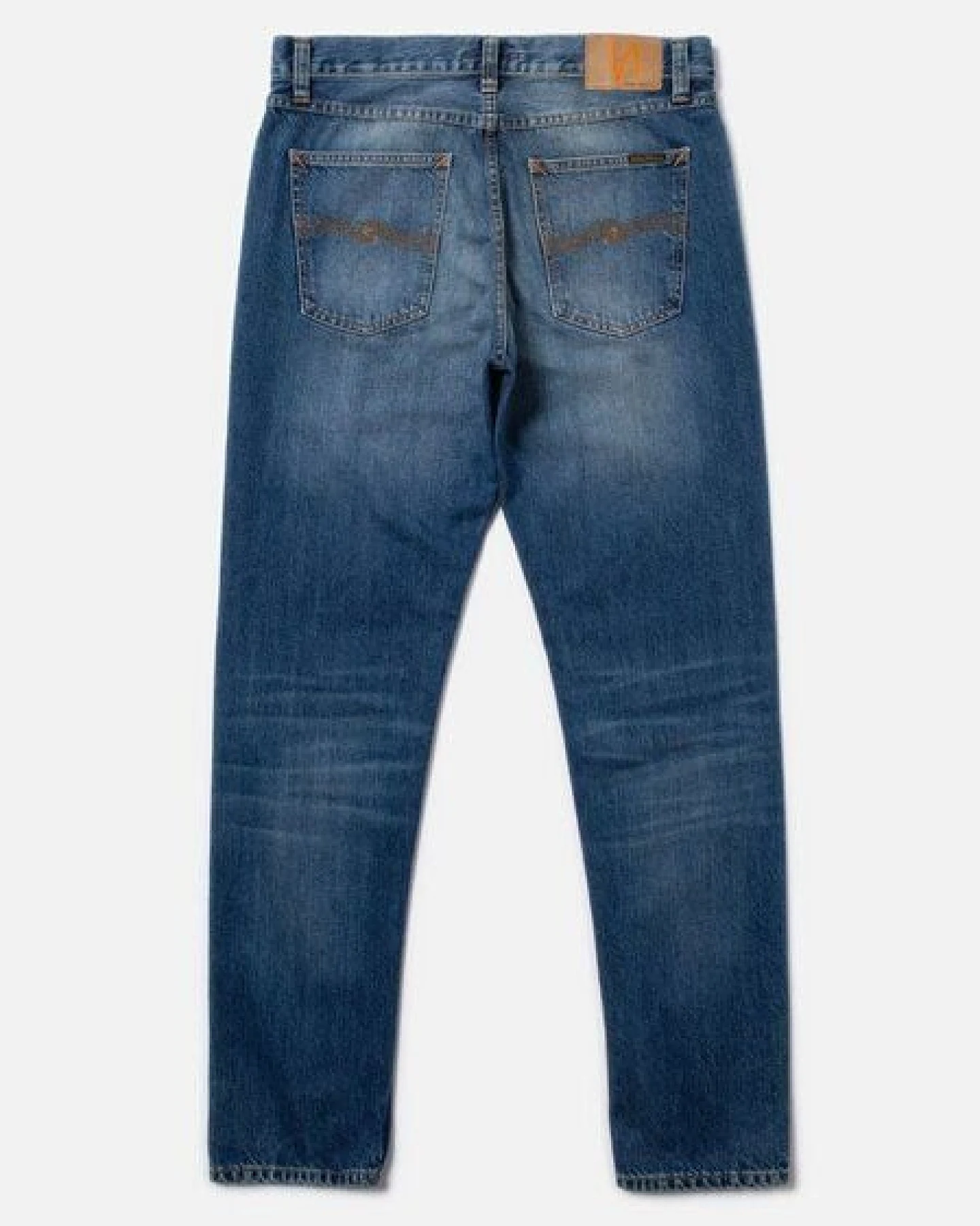 Nudie Jeans Straight Fit Jeans Steady Eddie II - Heavy Rain – Ansicht 4