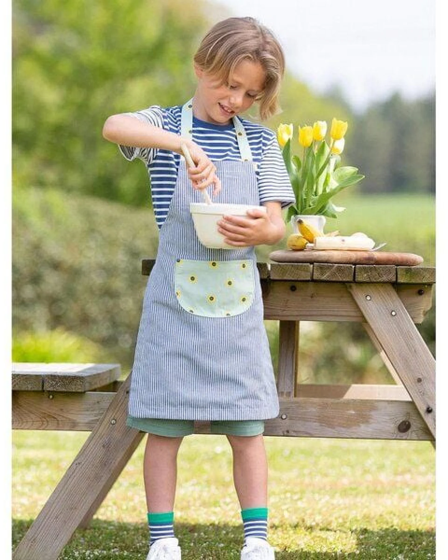 Kite Clothing Wendbare Kinderschürze aus Biobaumwolle – Ansicht 4