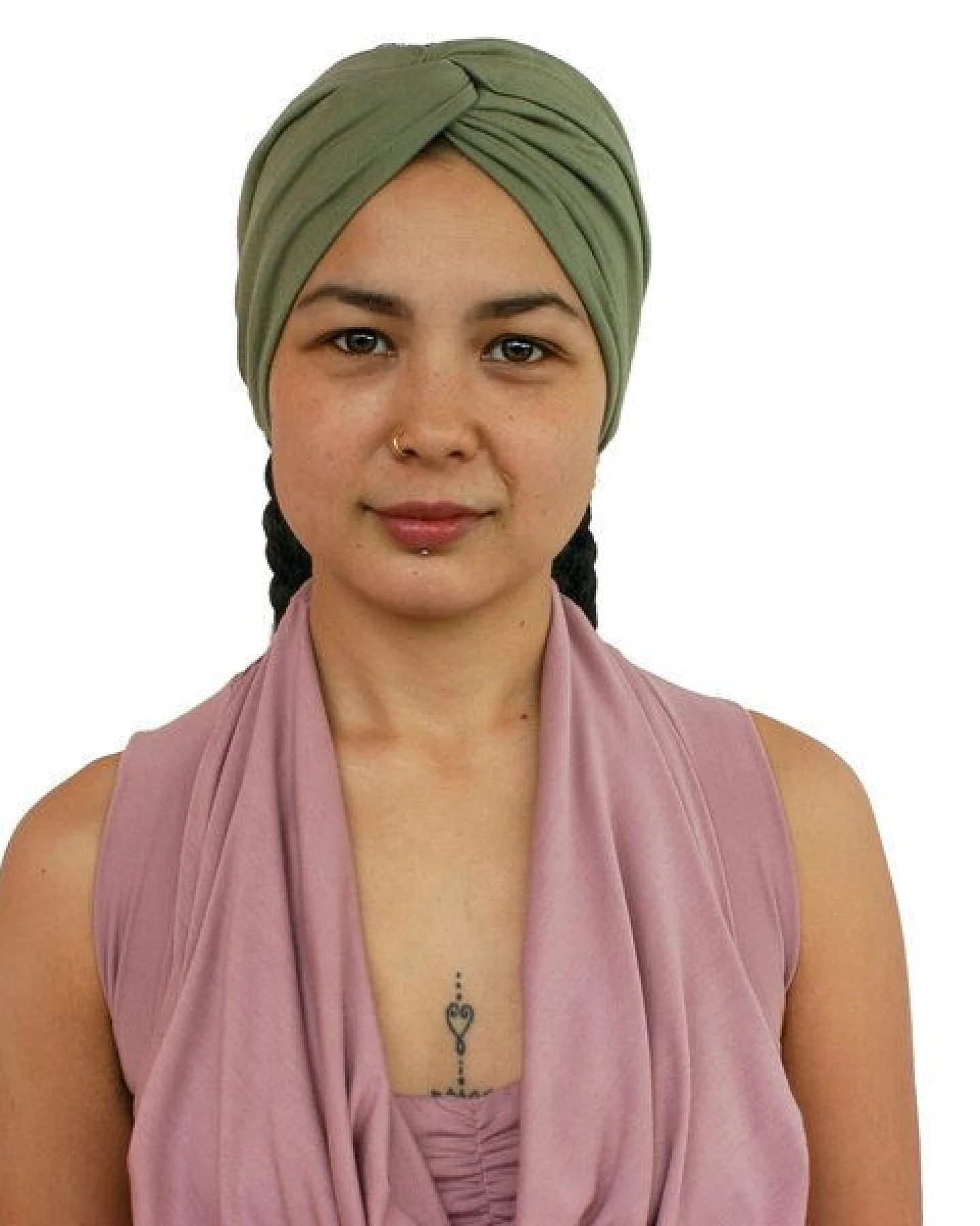 körber mode breites Haarband Modal super weich Twist gerafftes Stirnband Frühjahr Sommer Jersey – Ansicht 3