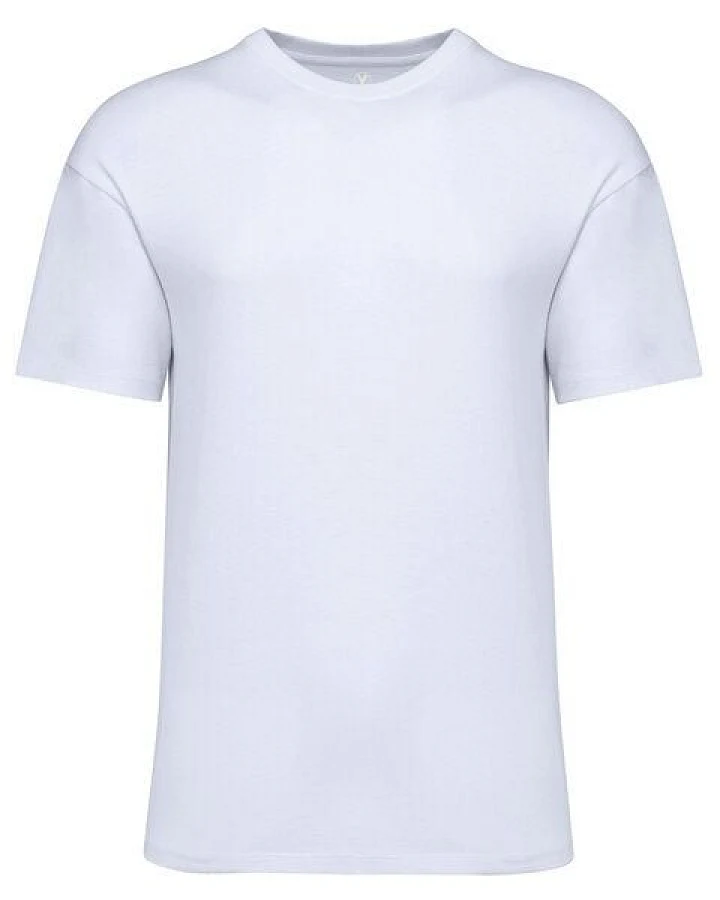 YTWOO Unisex-T-Shirt mit hängenden Schultern aus 100% Bio-Baumwolle