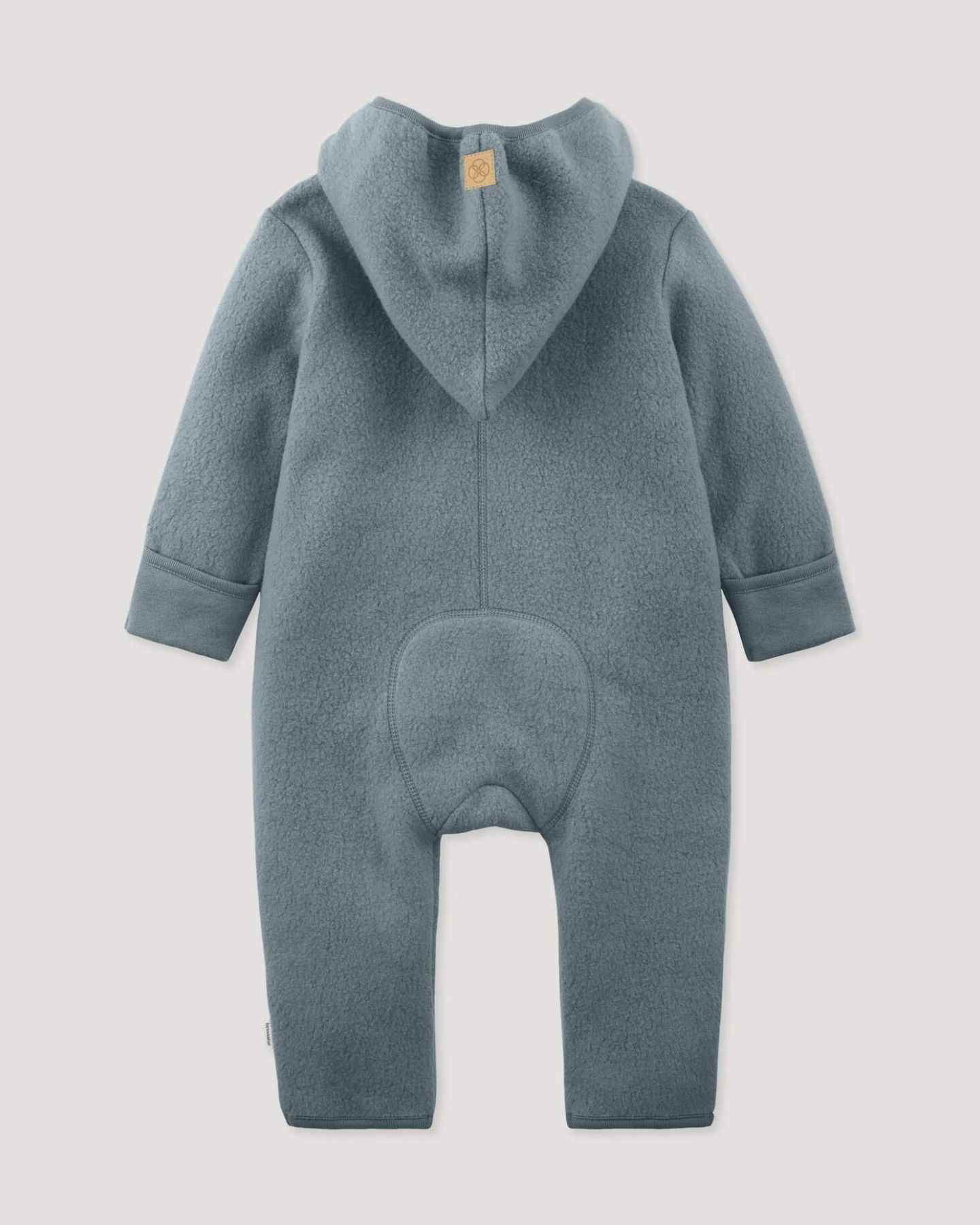 hessnatur Baby Fleece Overall aus Bio-Baumwolle - blau - Größe 98 – Ansicht 2