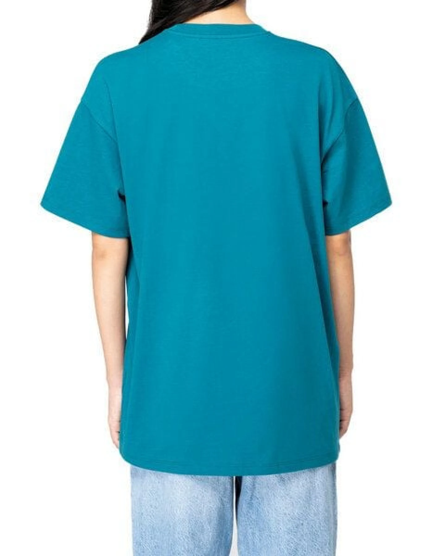 YTWOO Unisex-T-Shirt mit hängenden Schultern aus 100% Bio-Baumwolle – Ansicht 4