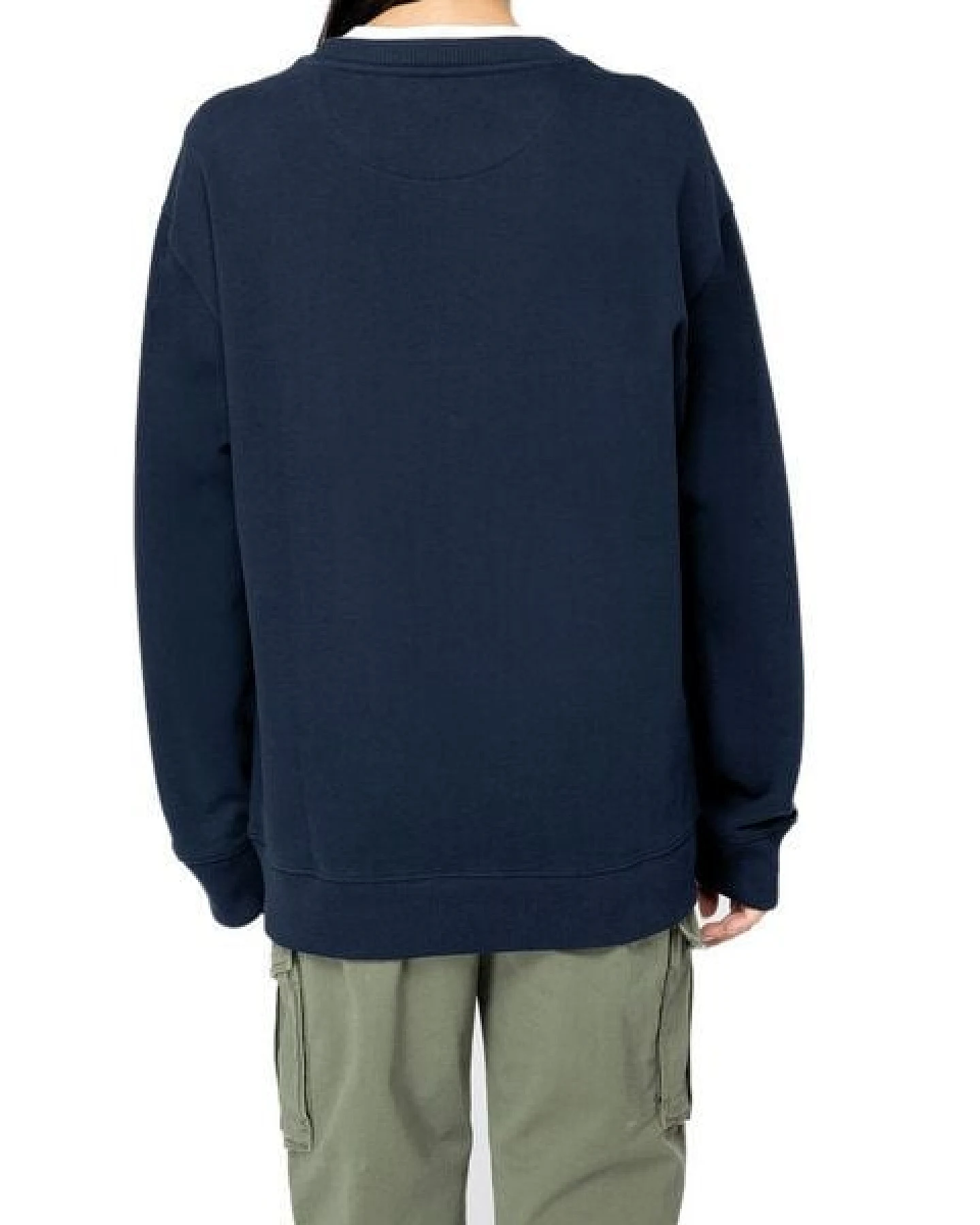 YTWOO Umweltfreundliches Unisex French-Terry Sweatshirt mit hängenden Schultern – Ansicht 4