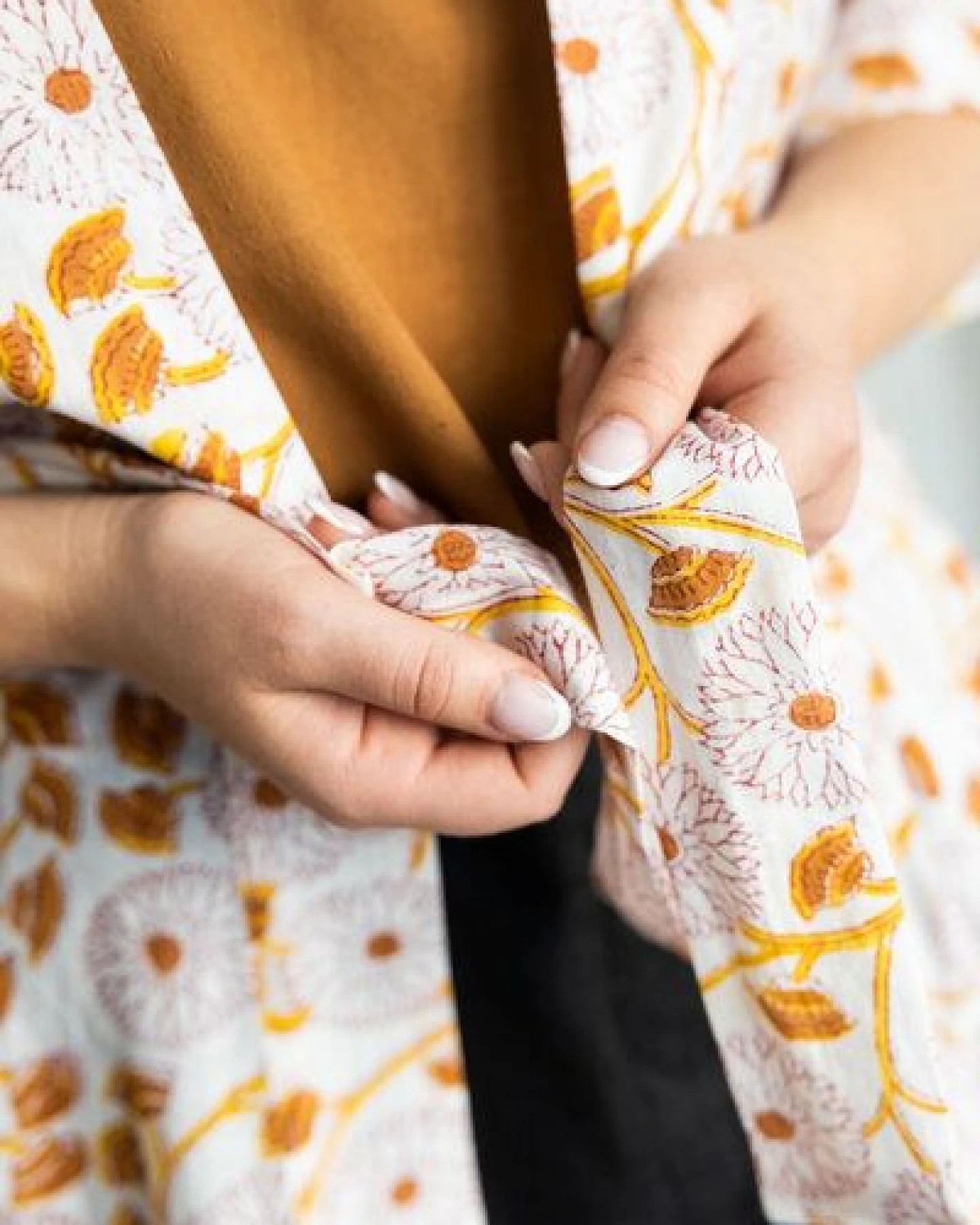 Jyoti - Fair Works Bio-Baumwoll Cardigan Rohani – Ansicht 3