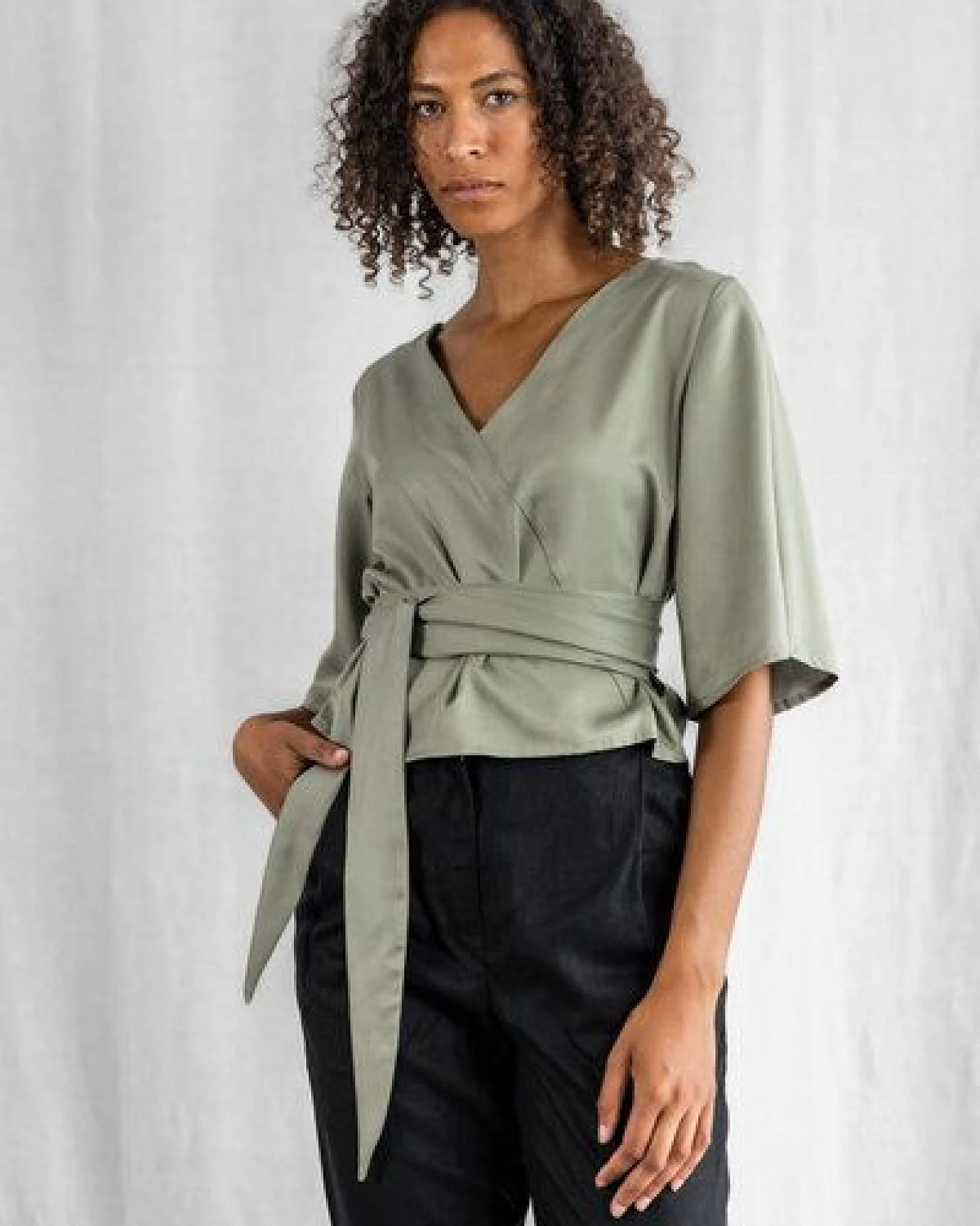 Jyoti - Fair Works Modal Bluse Vasanta – Ansicht 2