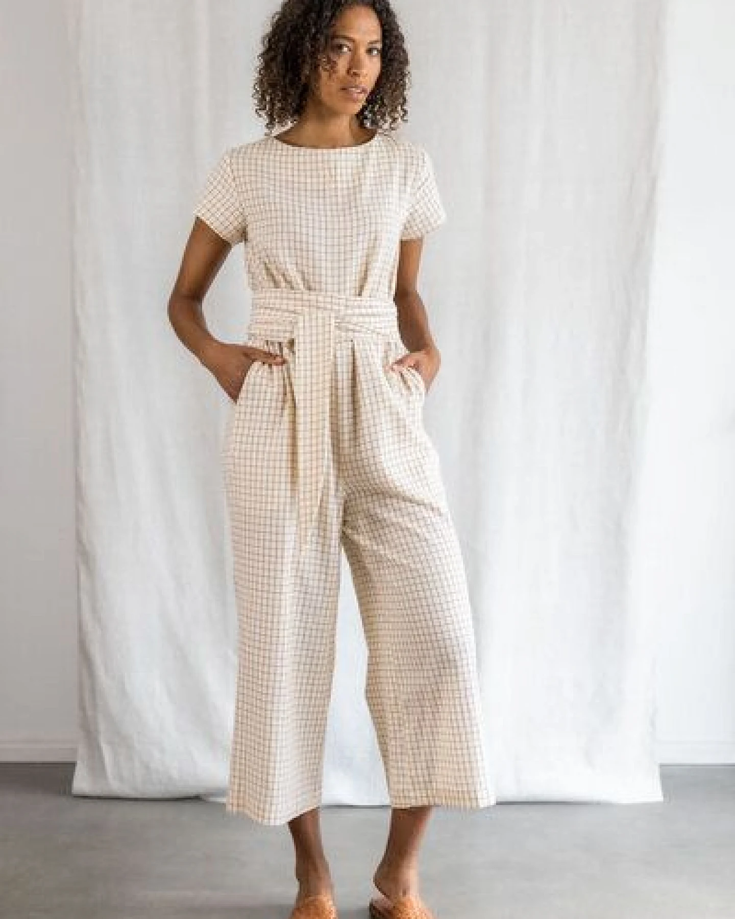 Jyoti - Fair Works Baumwoll Jumpsuit Nirav – Ansicht 2