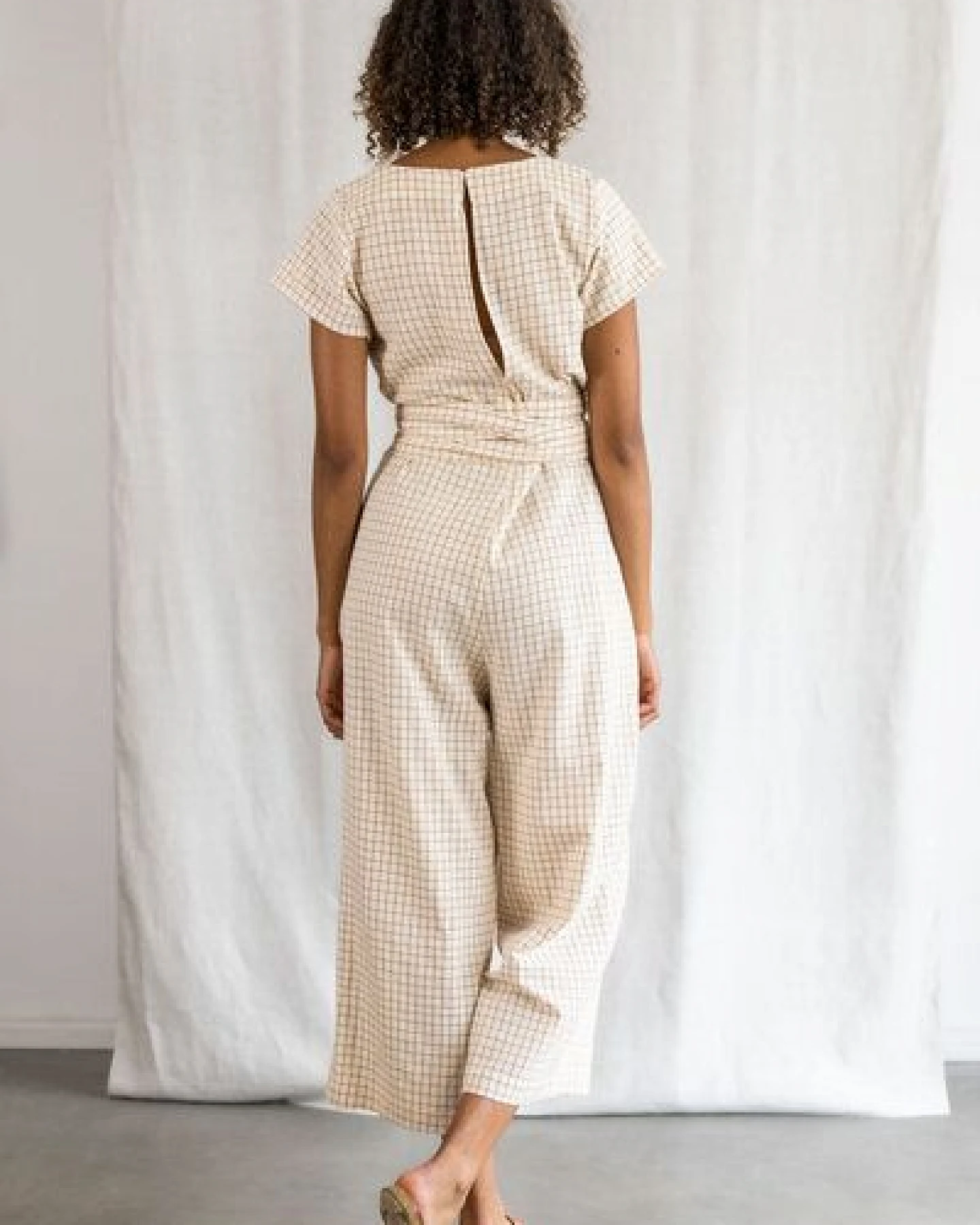 Jyoti - Fair Works Baumwoll Jumpsuit Nirav – Ansicht 4
