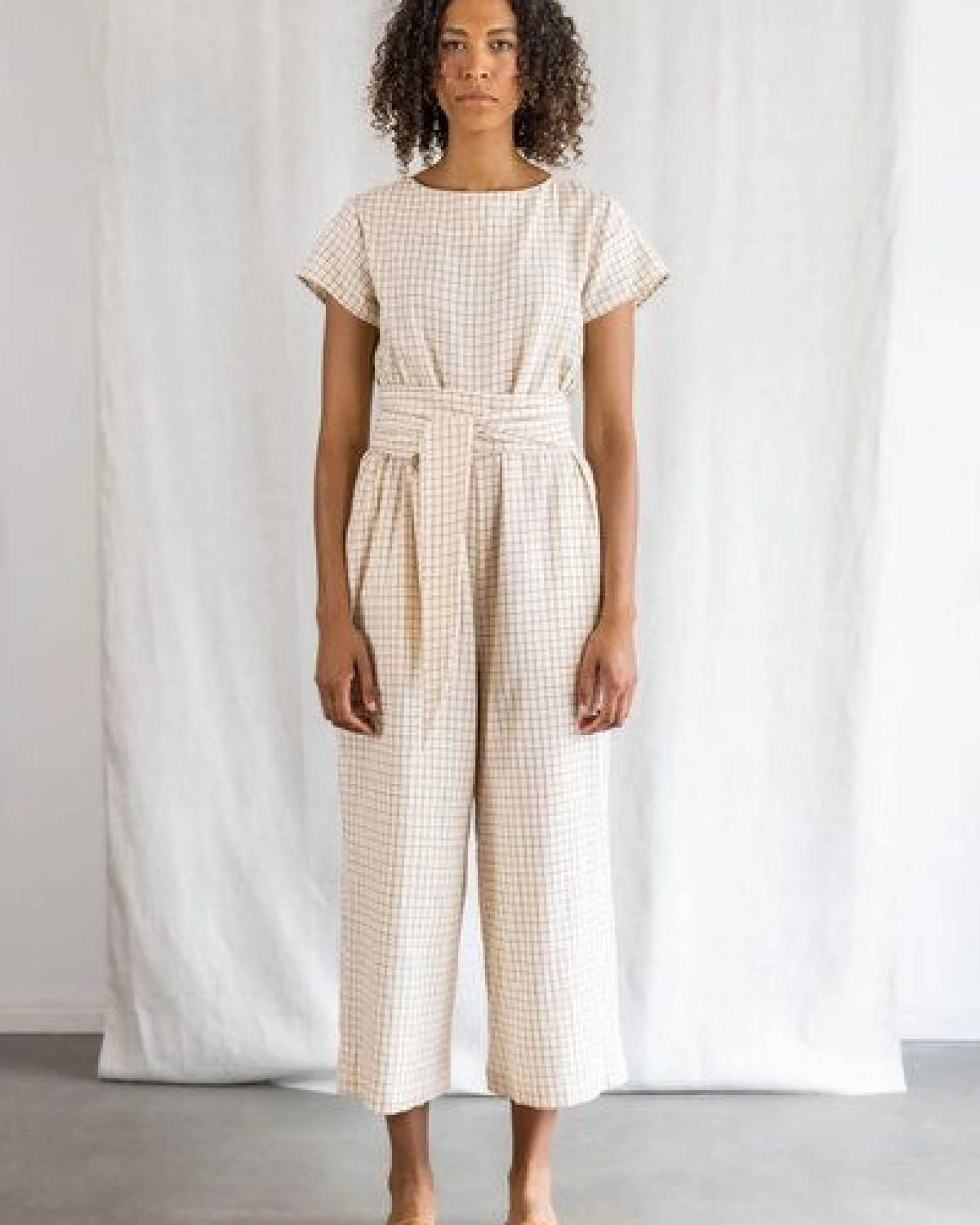 Jyoti - Fair Works Baumwoll Jumpsuit Nirav – Ansicht 2