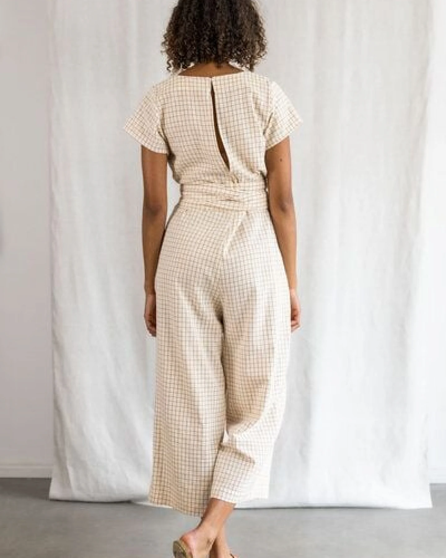Jyoti - Fair Works Baumwoll Jumpsuit Nirav – Ansicht 4