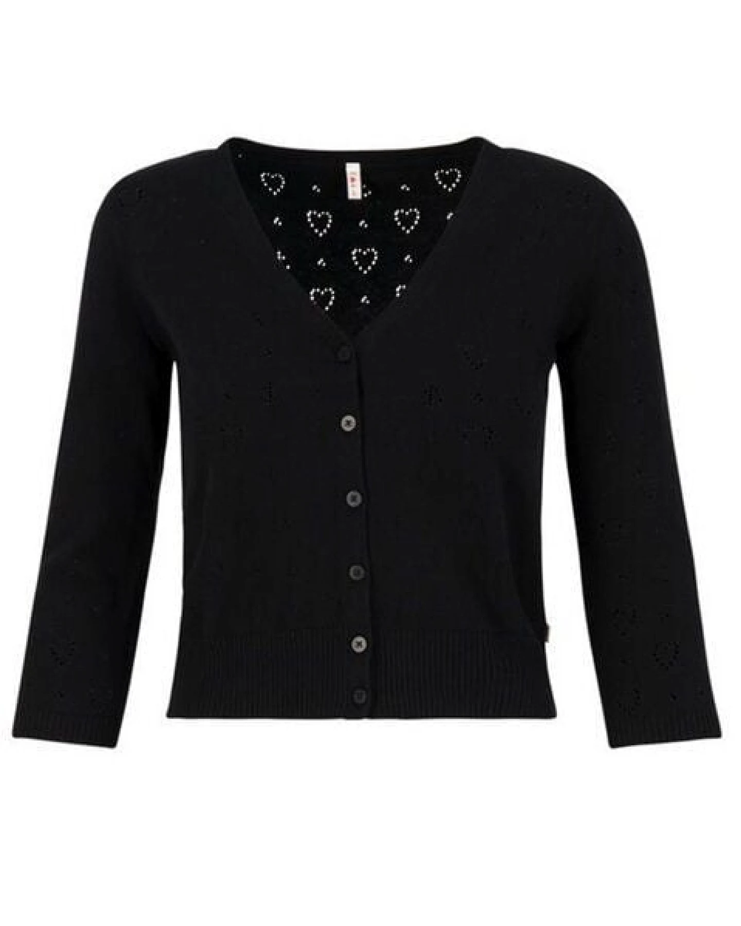 Blutsgeschwister Cardigan V-Neck 3/4-Ärmel – Ansicht 3