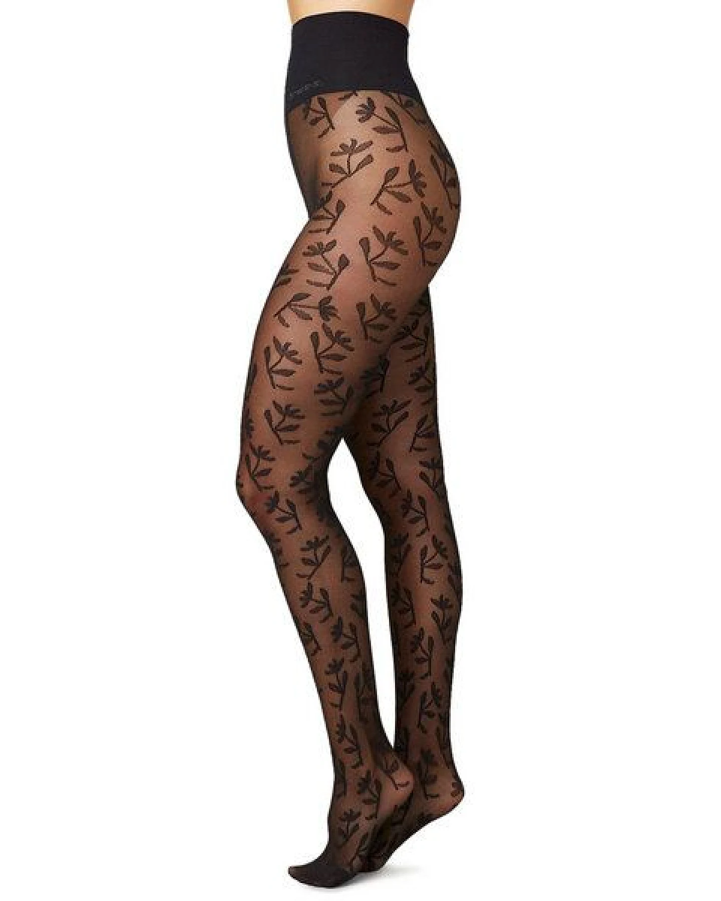 Swedish Stockings Strumpfhose Flora Flower aus SENSIL® EcoCare recyceltem Polyamid – Ansicht 2