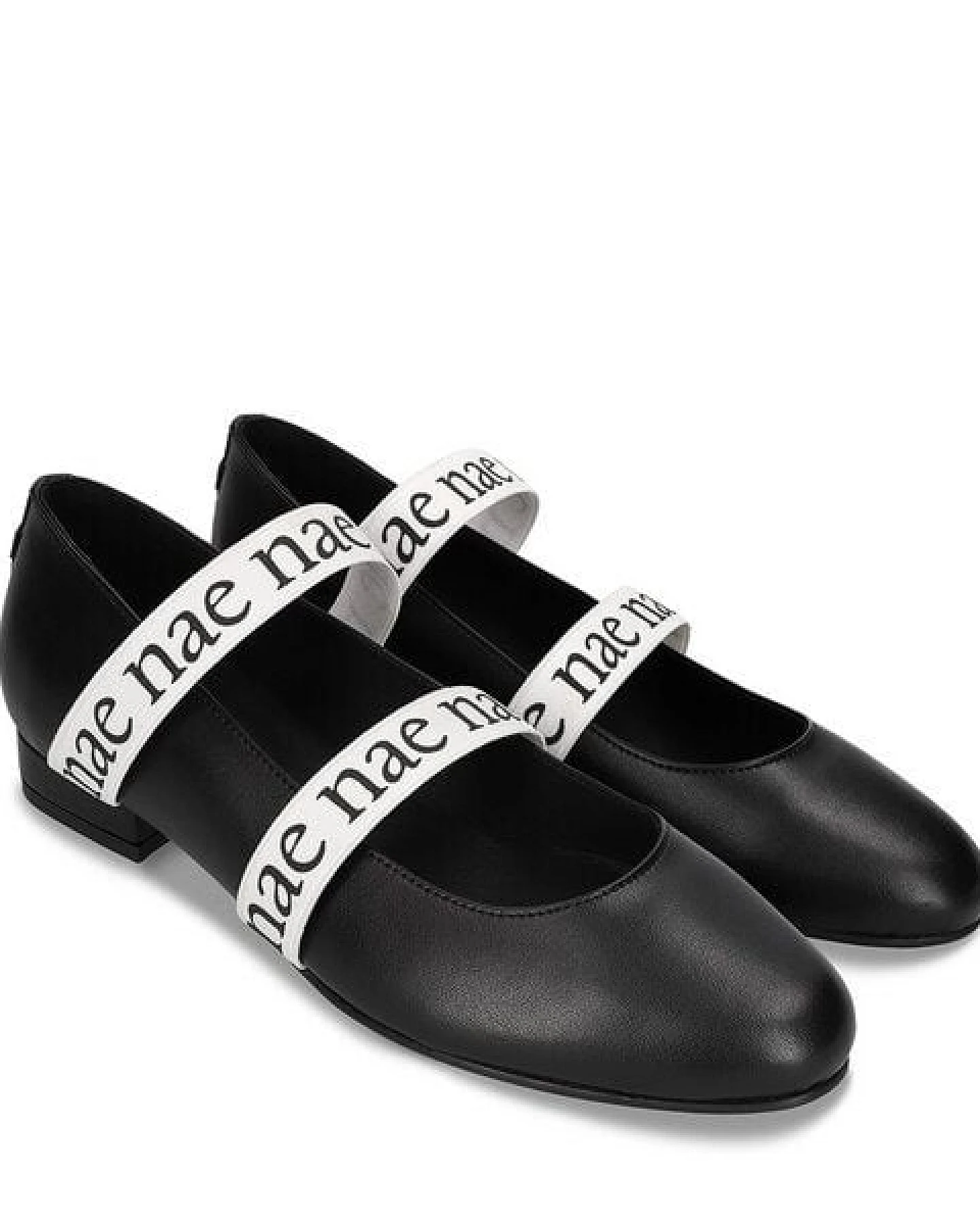Nae Vegan Shoes NAE - Aure Schwarz Vegane Ballerinas aus Apfelleder – Ansicht 2