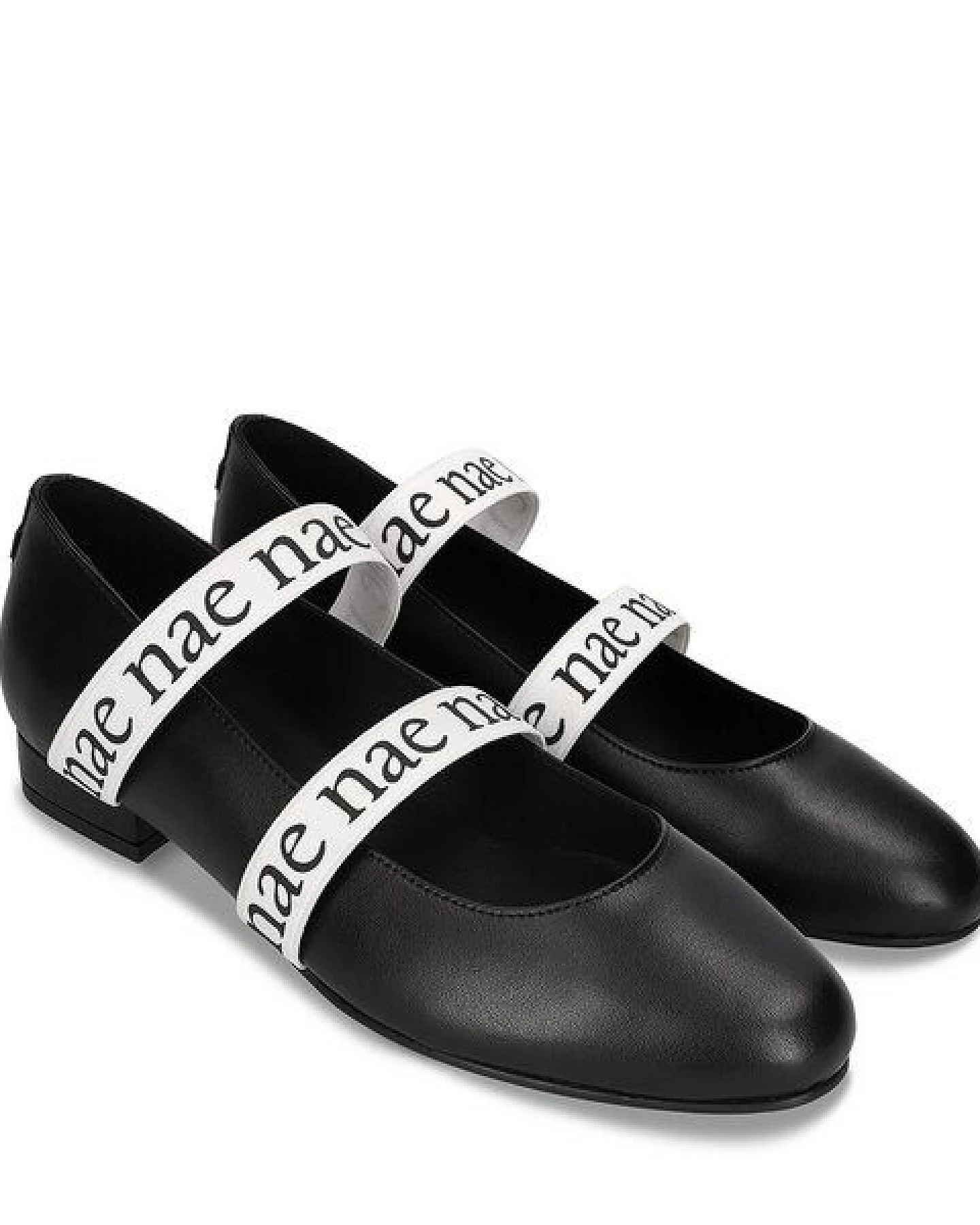 Nae Vegan Shoes NAE - Aure Schwarz Vegane Ballerinas aus Apfelleder – Ansicht 2