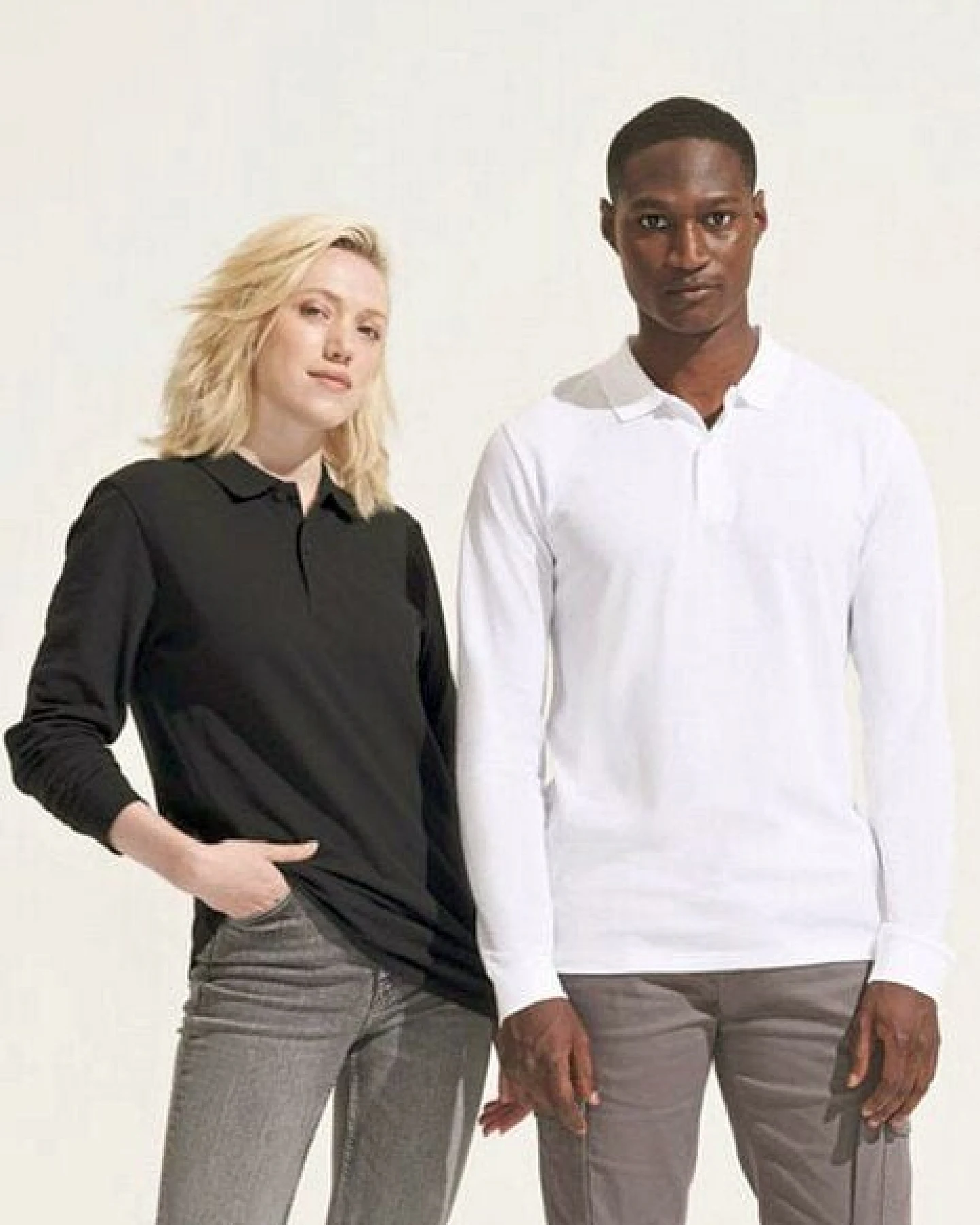 Sol's Unisex Langarm-Poloshirt bis Gr. 5XL erhältlich – Ansicht 2