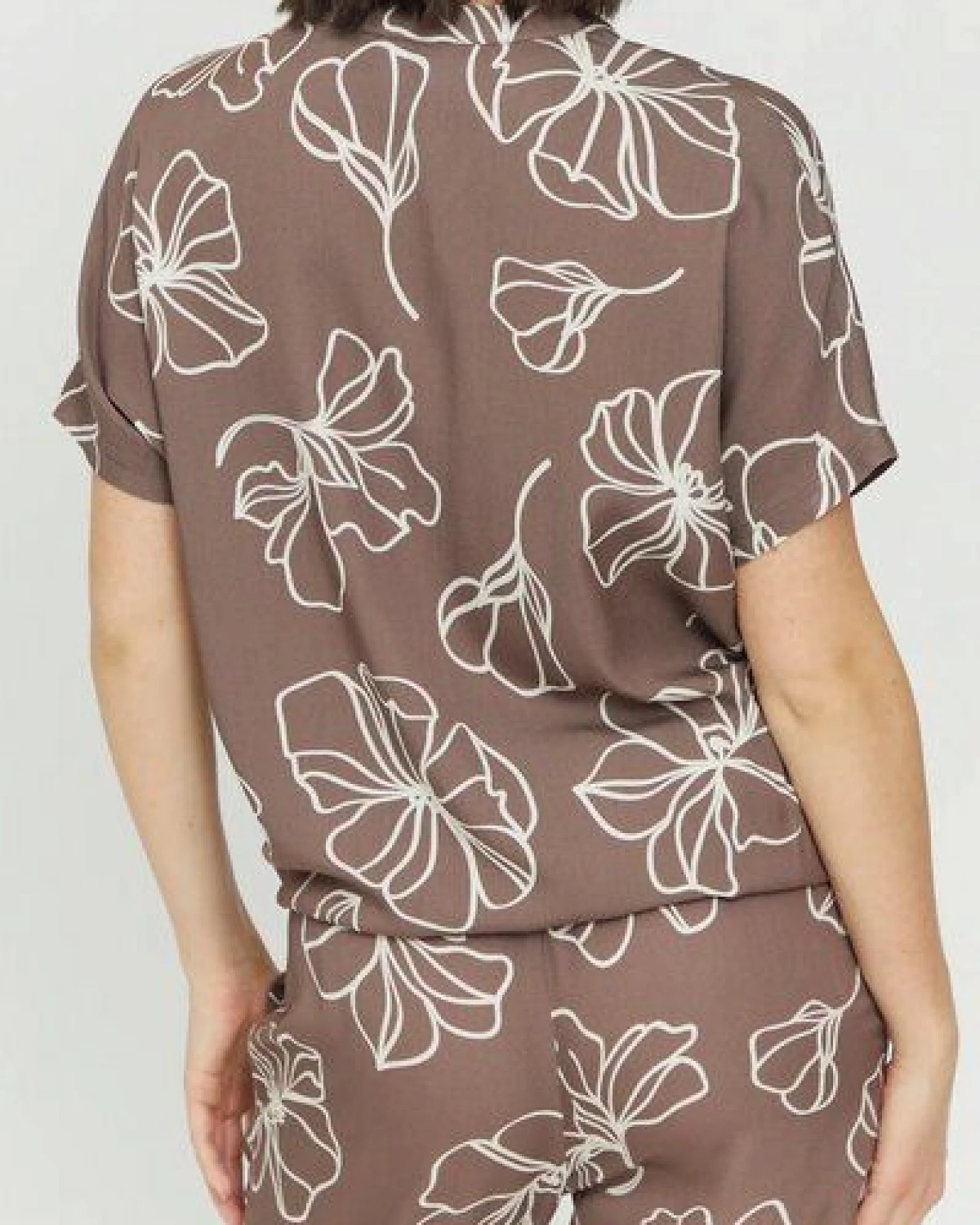 Mazine Hemdbluse - Benoni Print Blouse - aus Ecovero – Ansicht 3