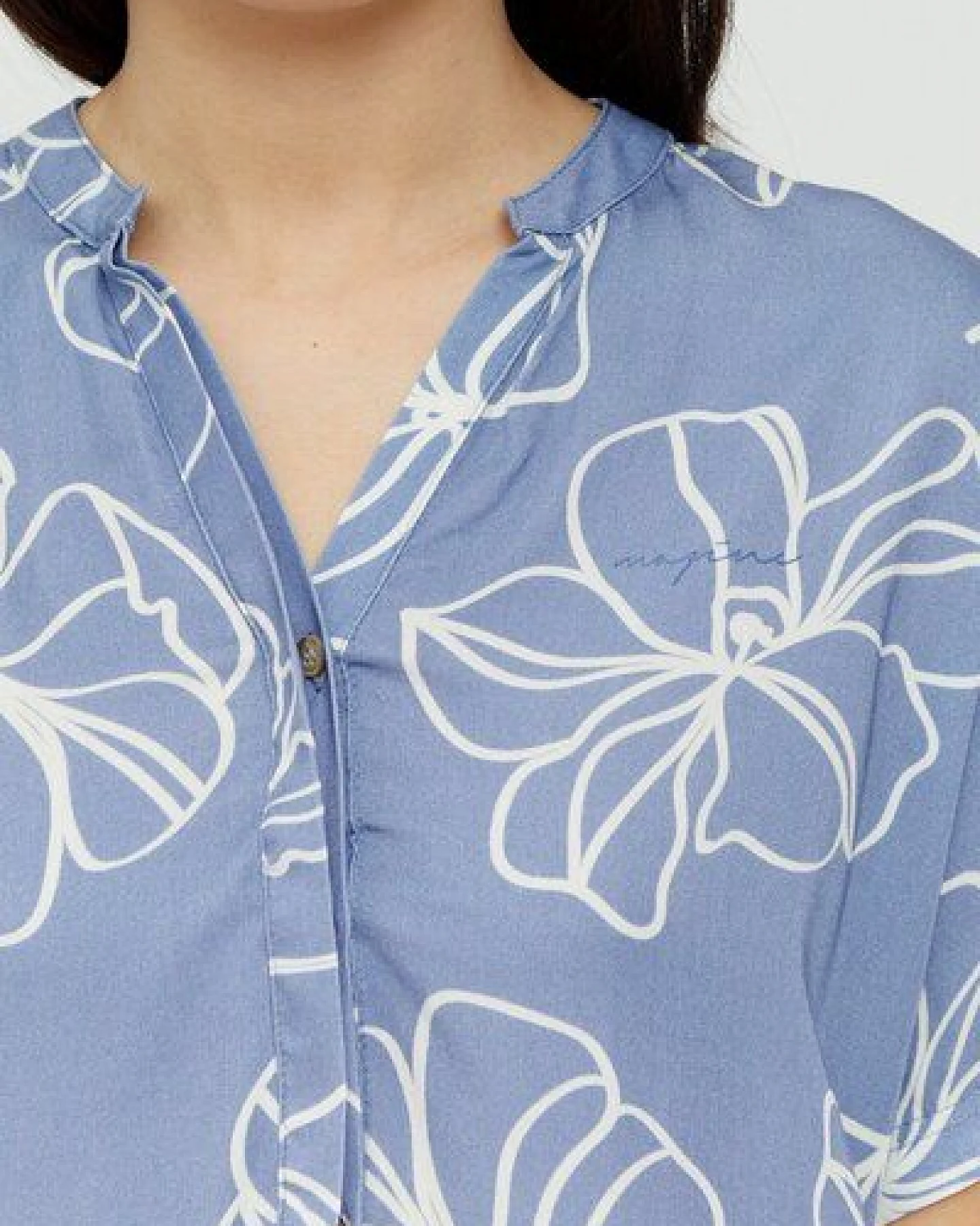 Mazine Hemdbluse - Benoni Print Blouse - aus Ecovero – Ansicht 3