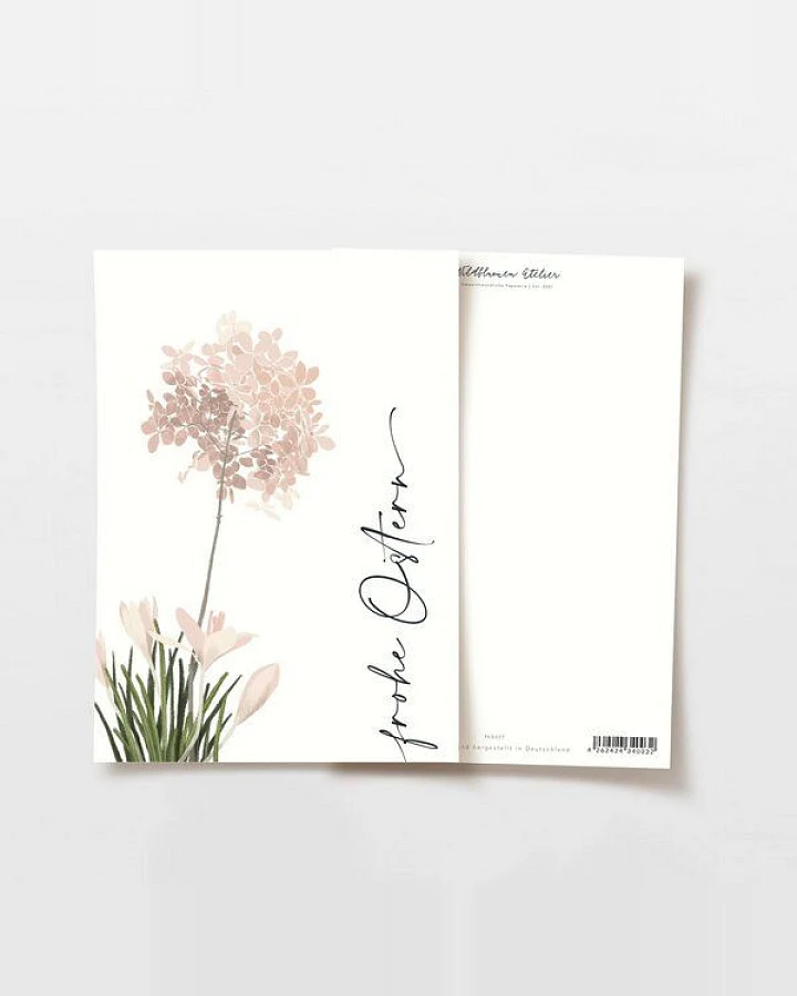 Wildblumen Atelier Postkarte, FSC zertifiziert