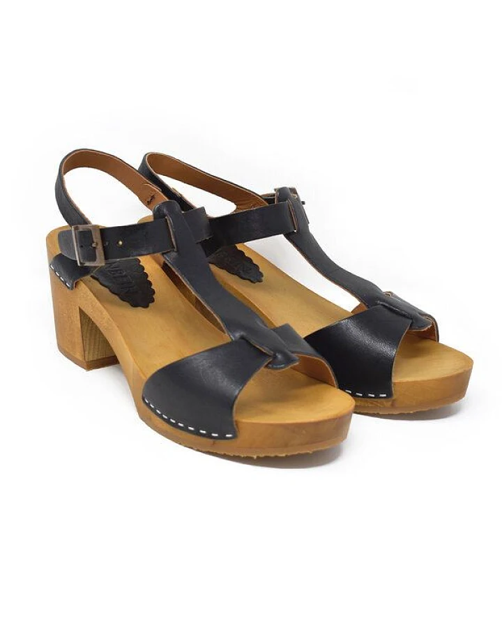 Grünbein Shoes Grünbein Holzclog-Sandalette Amy