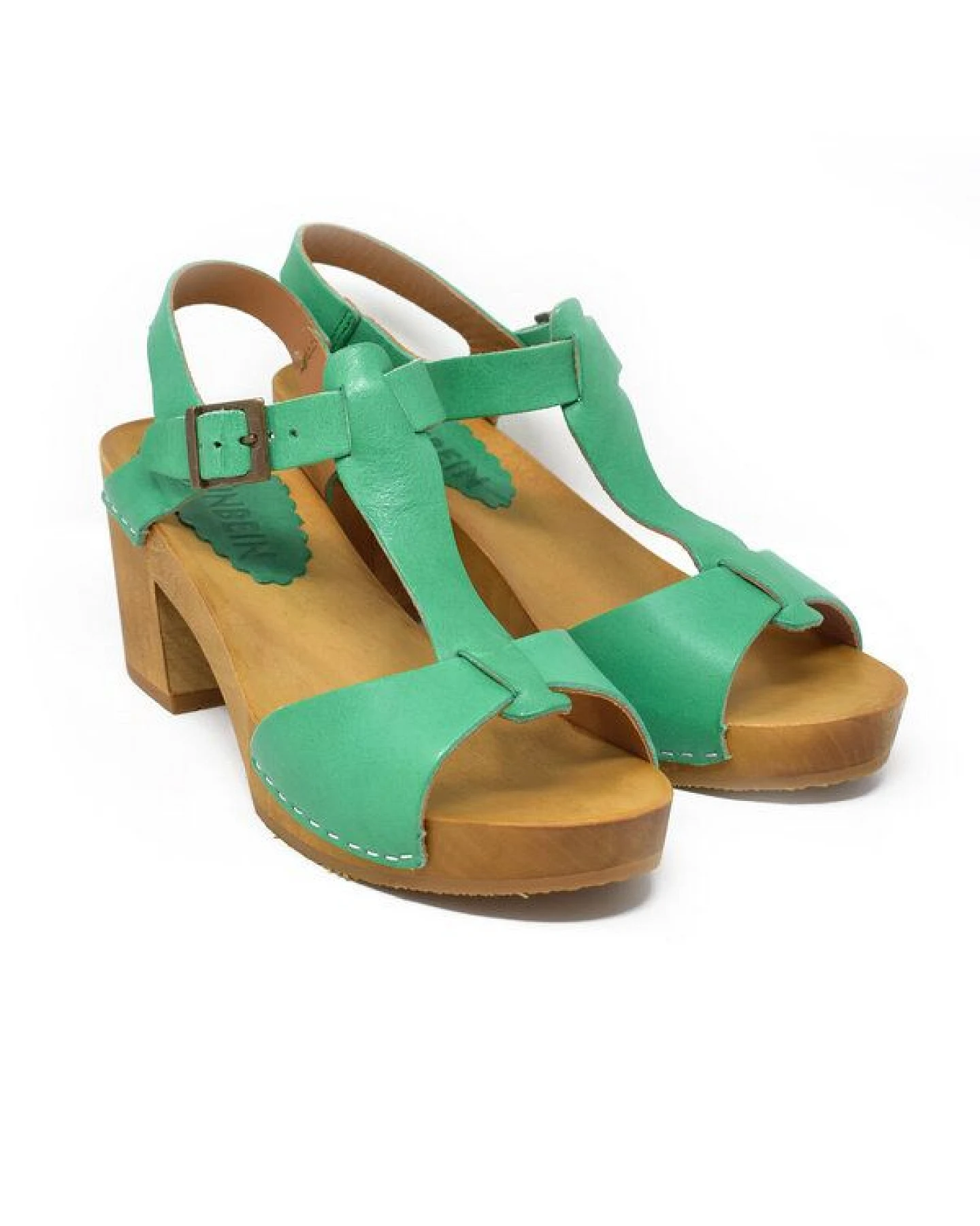 Grünbein Shoes Grünbein Holzclog-Sandalette Amy – Ansicht 3