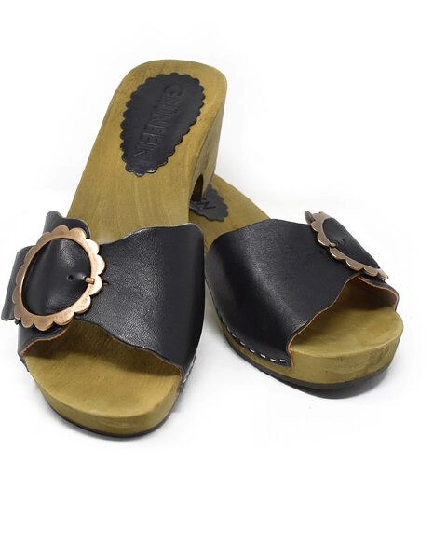Grünbein Shoes Grünbein Holzclog-Pantolette Asta – Ansicht 3