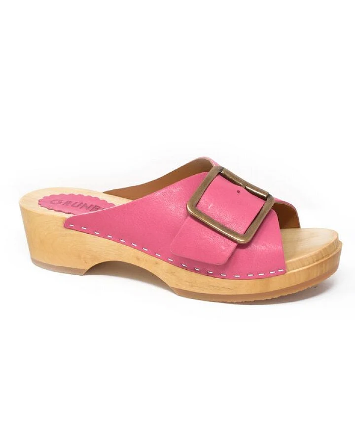 Grünbein Shoes Grünbein Holzclog-Pantolette Banu