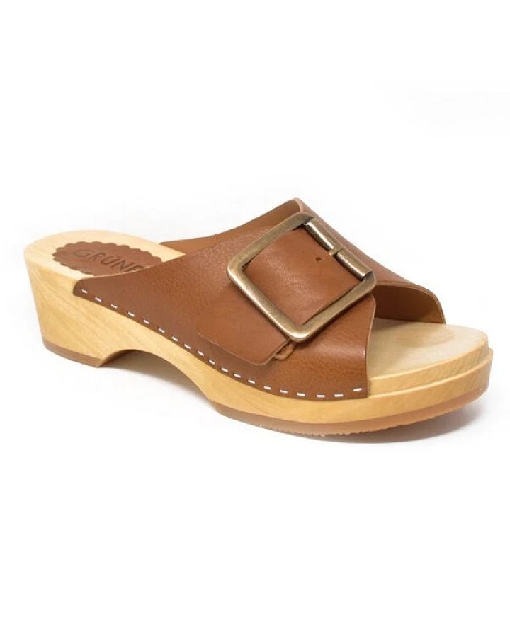Grünbein Shoes Grünbein Holzclog-Pantolette Banu