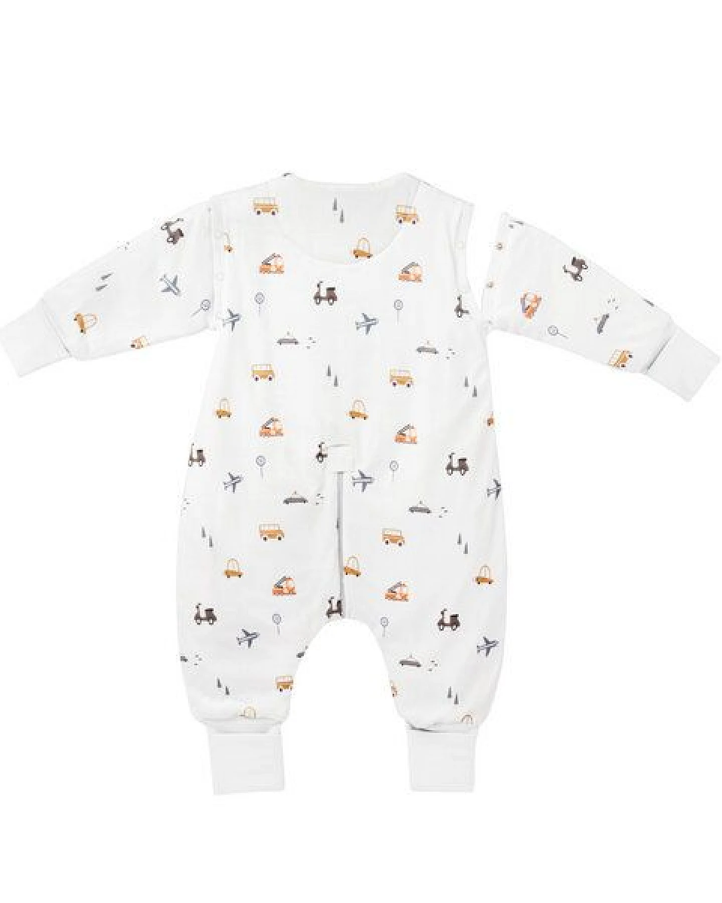 Mababu 1.5 TOG Ganzjahres Baby Schlafsack mit Füßen & abnehmbaren Ärmeln – Ansicht 2