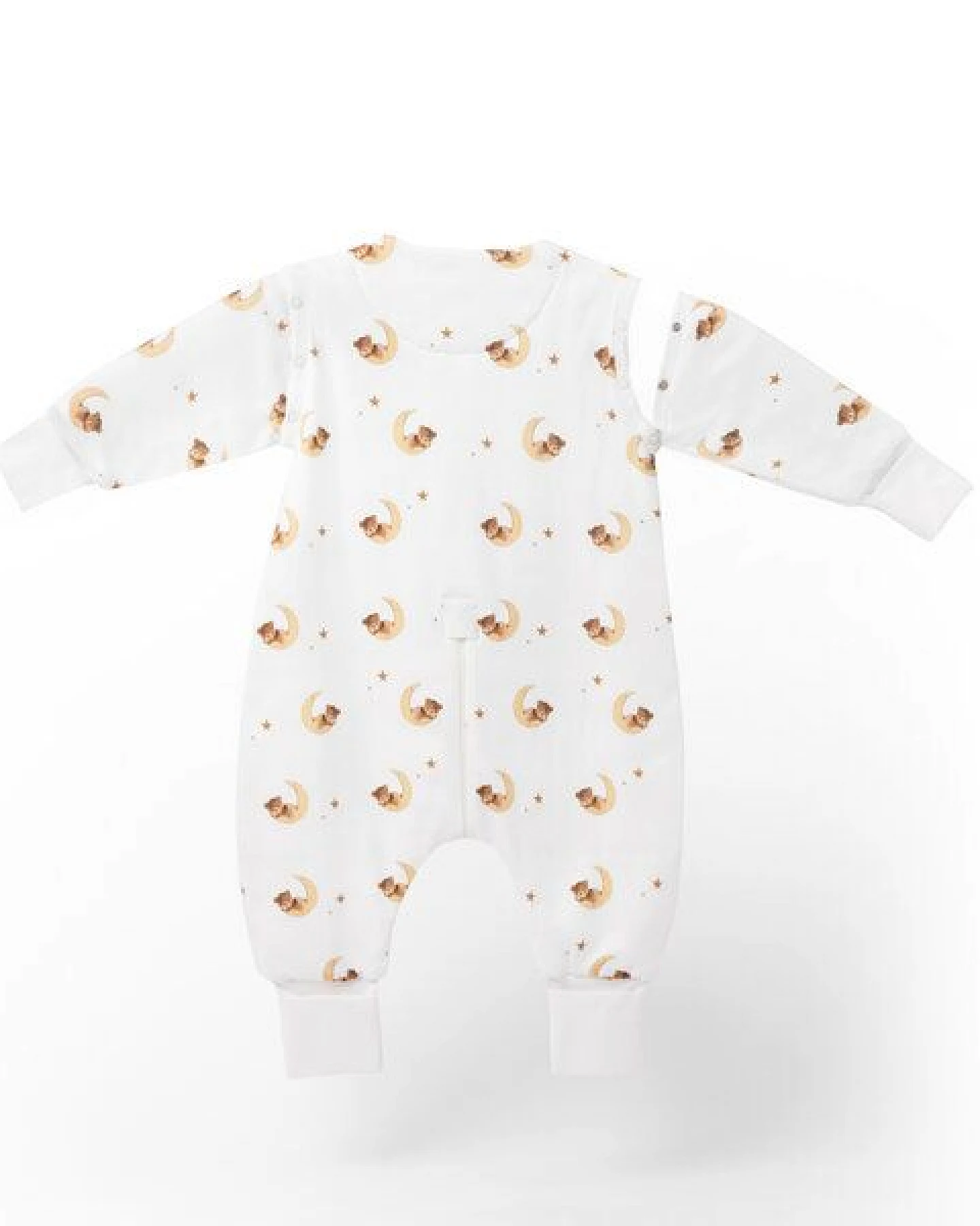 Mababu 1.5 TOG Ganzjahres Baby Schlafsack mit Füßen & abnehmbaren Ärmeln – Ansicht 2