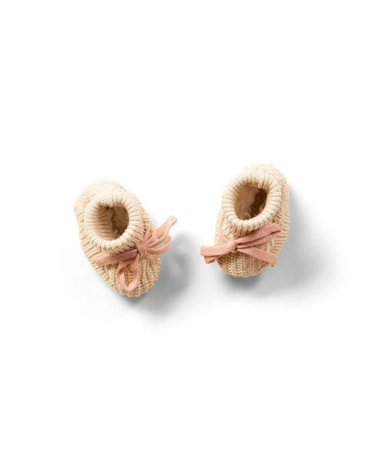 Little Green Radicals Babyschuhe – gestrickt und gefüttert, GOTS, Fairtrade