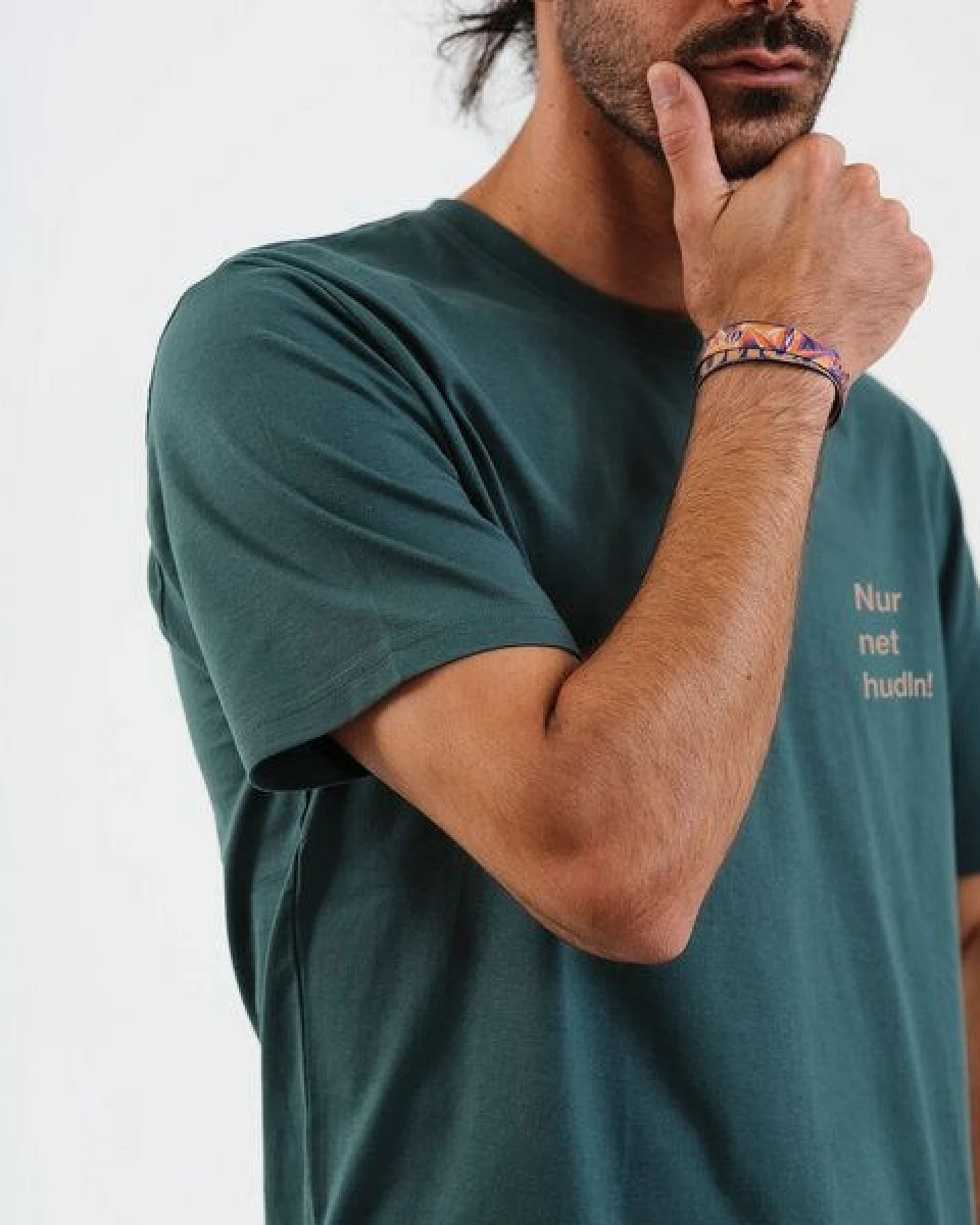 GARY MASH T-Shirt Nur net hudln! aus Biobaumwolle – Ansicht 2