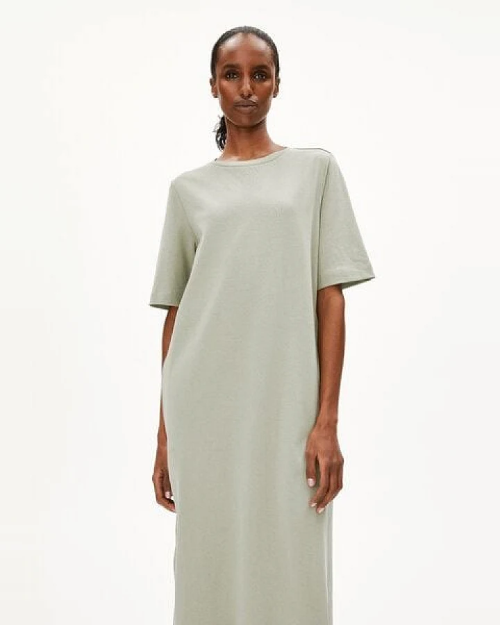 ARMEDANGELS XELINAA JERSEY Damen Heavyweight Jerseykleid aus recyceltem Baumwoll Mix