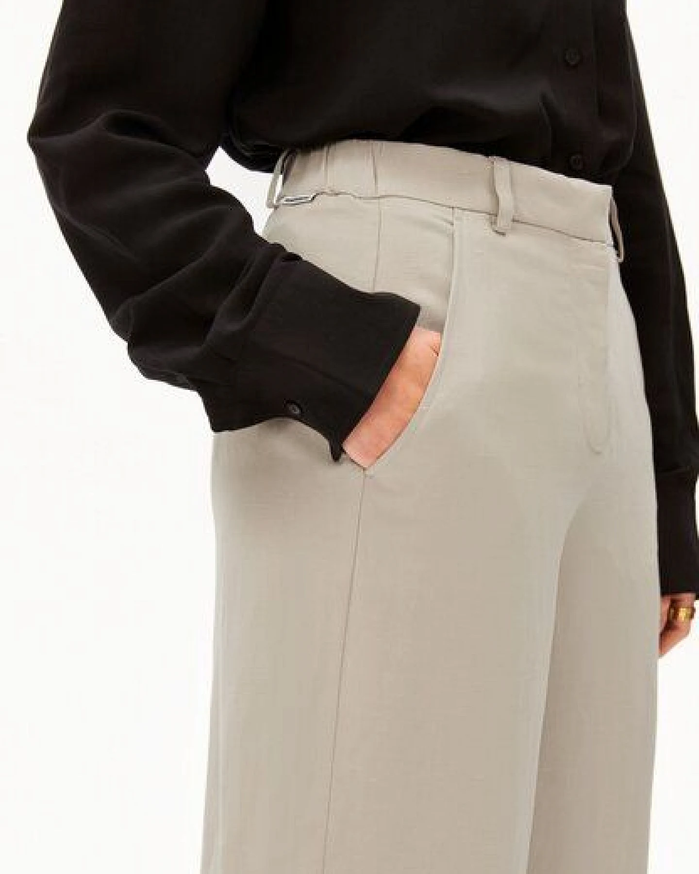 ARMEDANGELS CAARUNUS LINO Damen Webhose aus Leinen-Mix – Ansicht 3