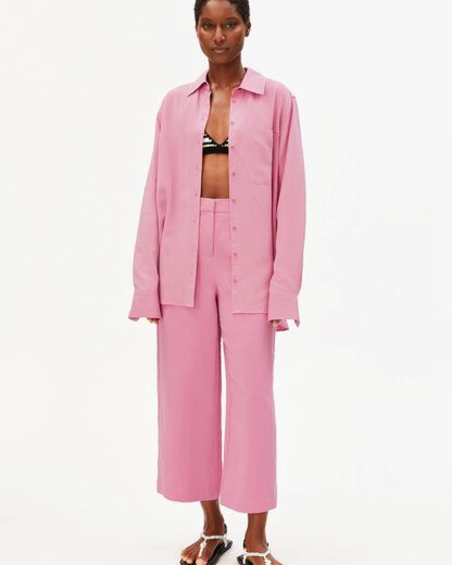 ARMEDANGELS CAARUNUS LINO Damen Webhose aus Leinen-Mix – Ansicht 4