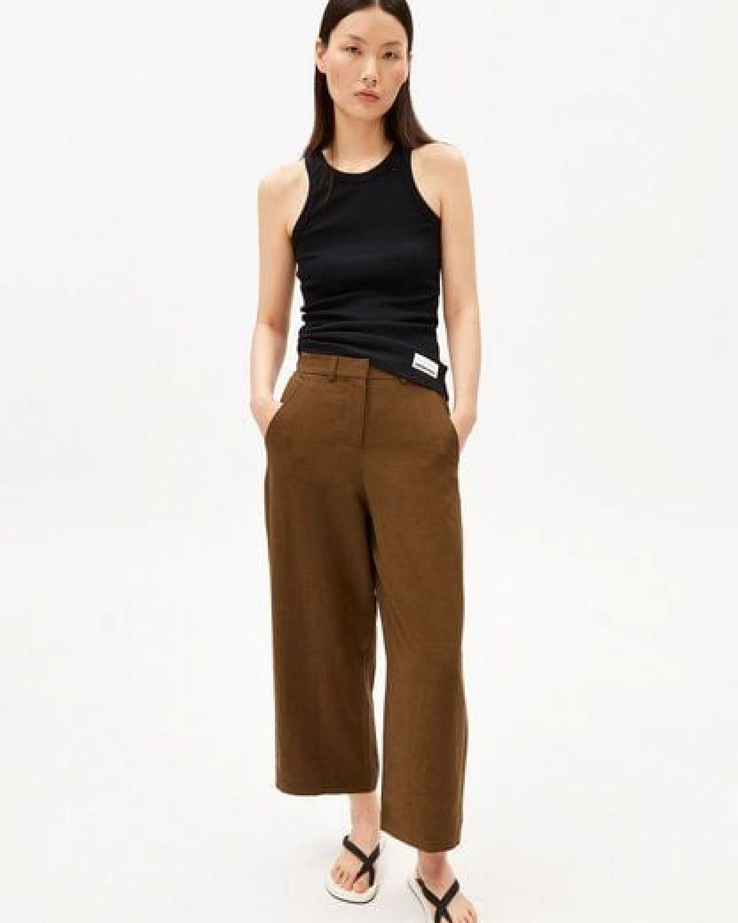 ARMEDANGELS CAARUNUS LINO Damen Webhose aus Leinen-Mix – Ansicht 4