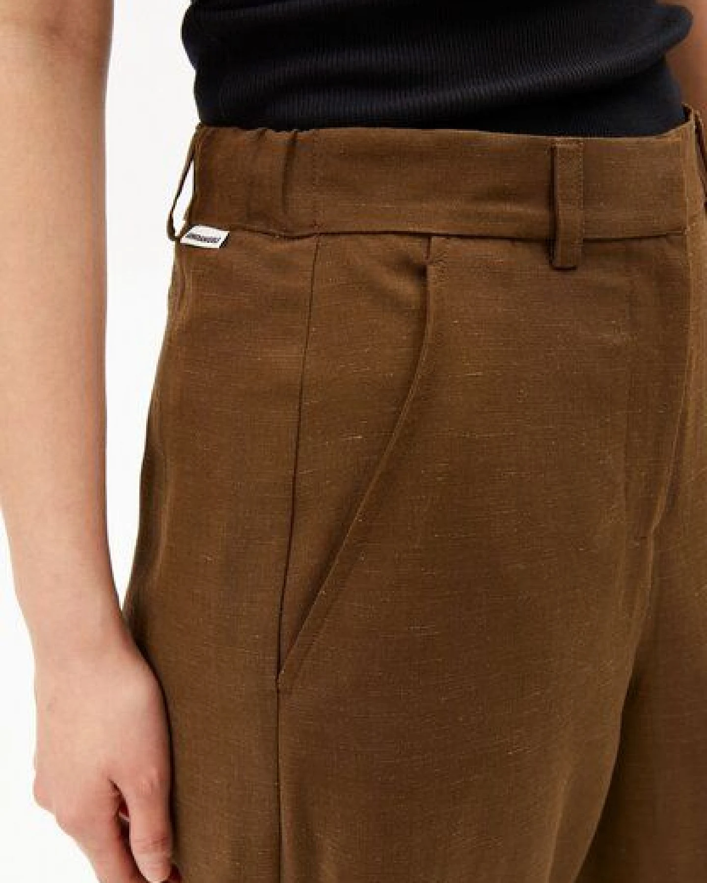 ARMEDANGELS CAARUNUS LINO Damen Webhose aus Leinen-Mix – Ansicht 3