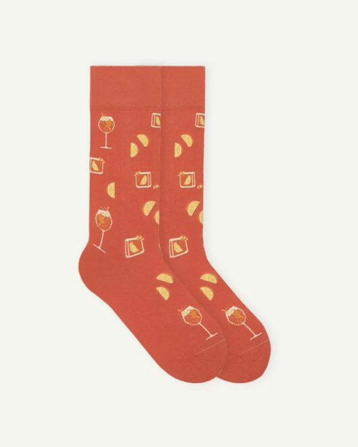 von Jungfeld Gemusterte Socken mit Spritz Icon