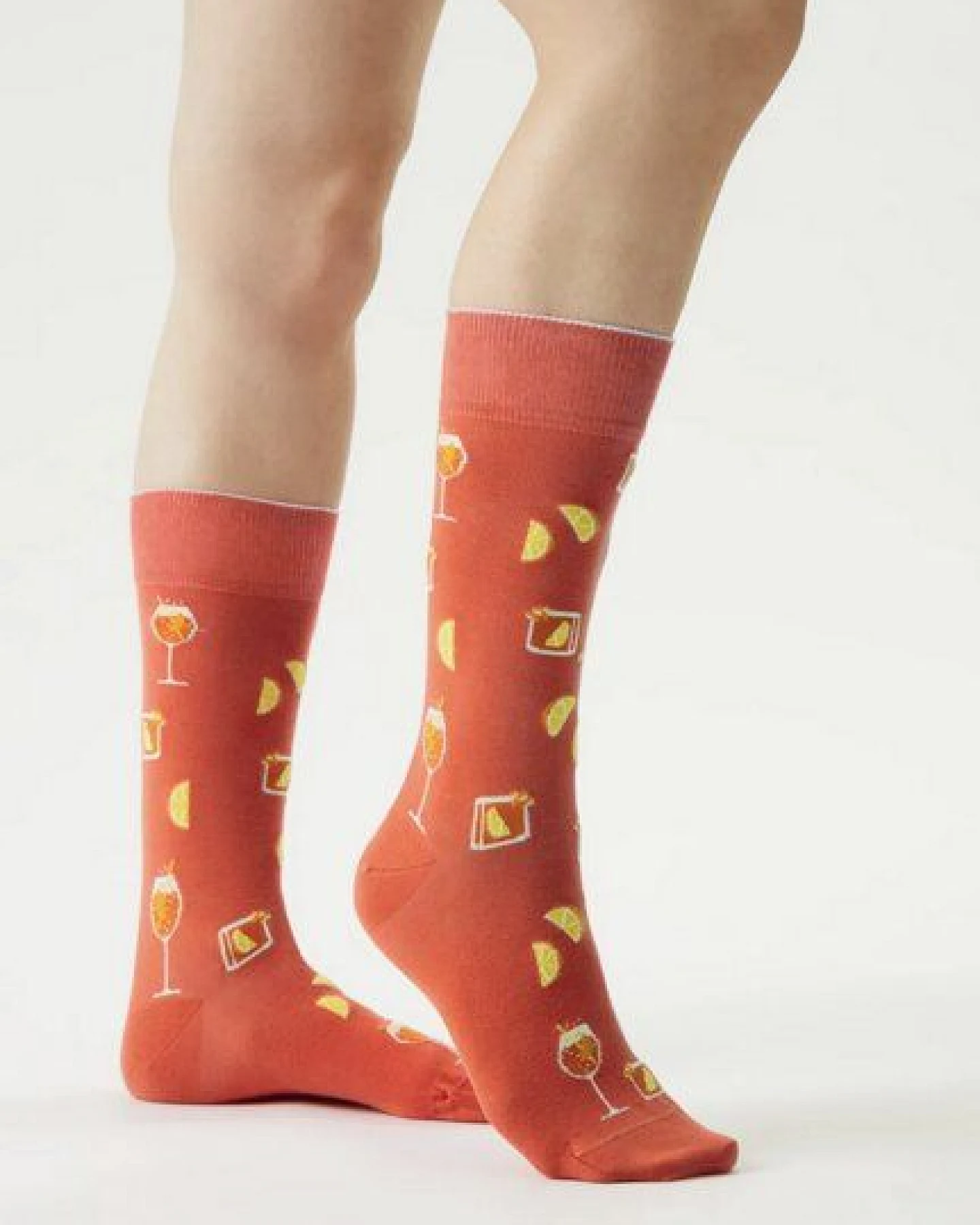 von Jungfeld Gemusterte Socken mit Spritz Icon – Ansicht 2