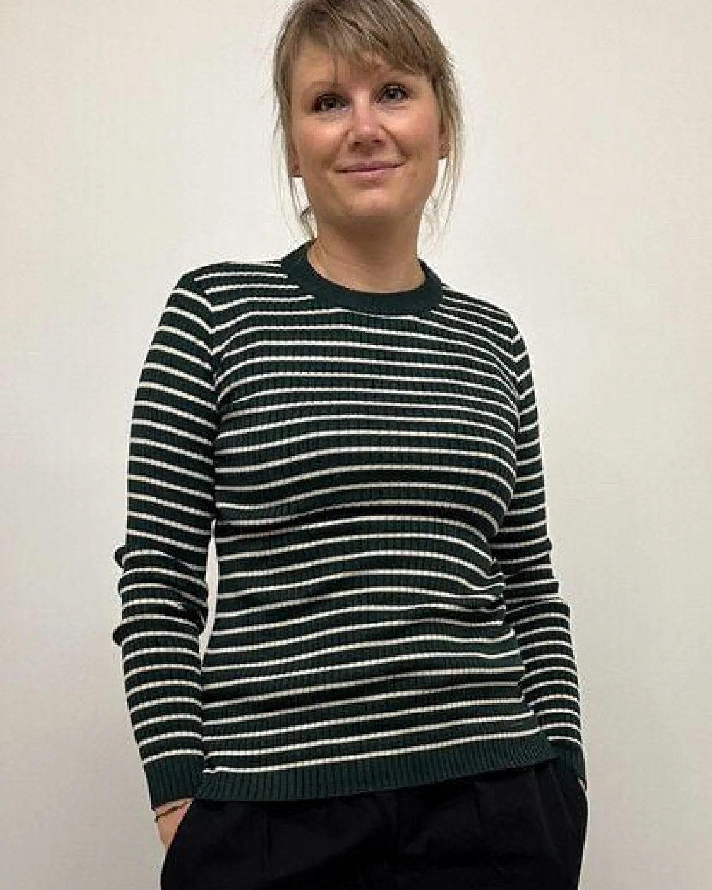 GROBUND Die Strickbluse Hanna – GOTS zertifiziert aus 100 % Bio-Baumwolle – Ansicht 3