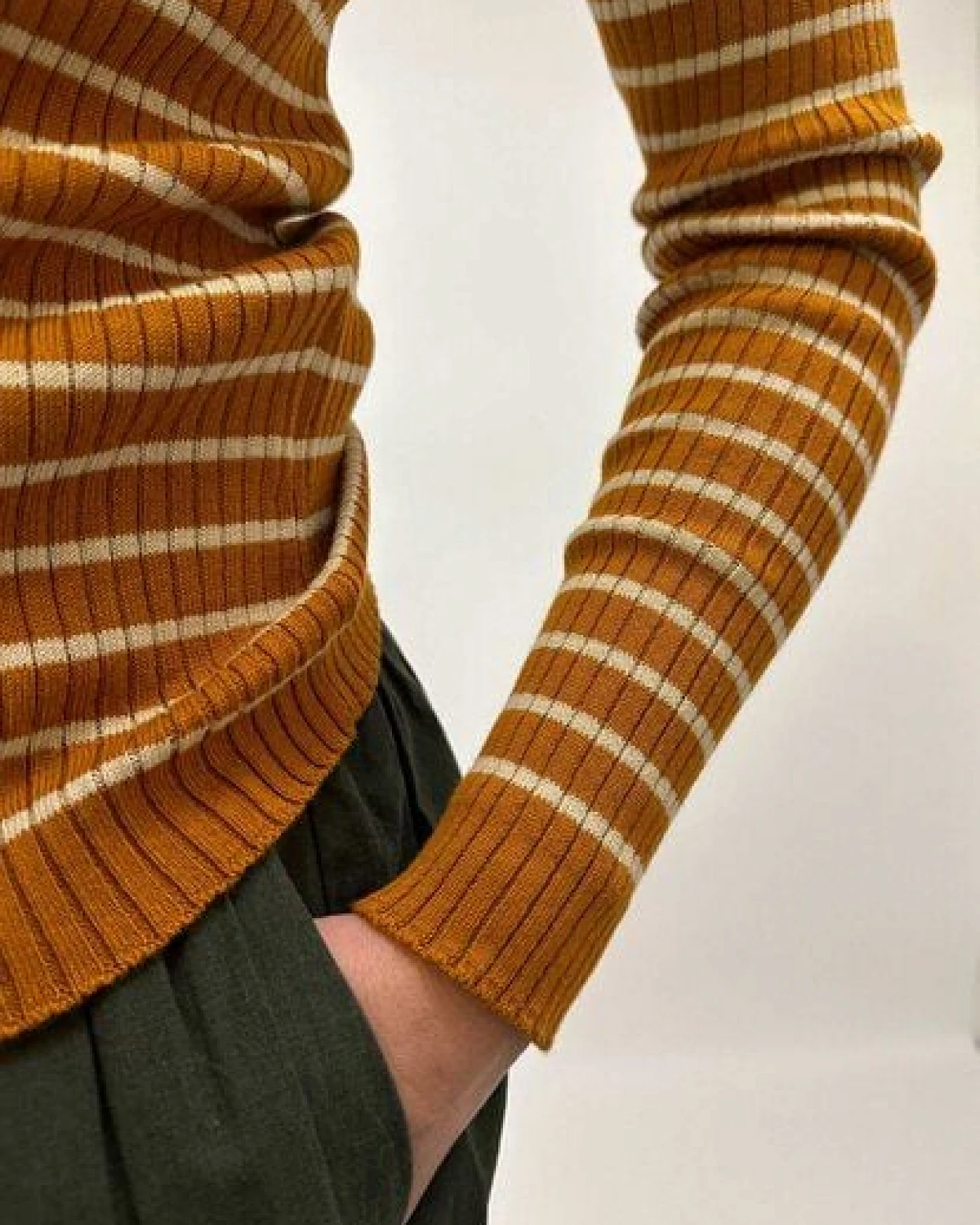 GROBUND Die Strickbluse Hanna – GOTS zertifiziert aus 100 % Bio-Baumwolle – Ansicht 3