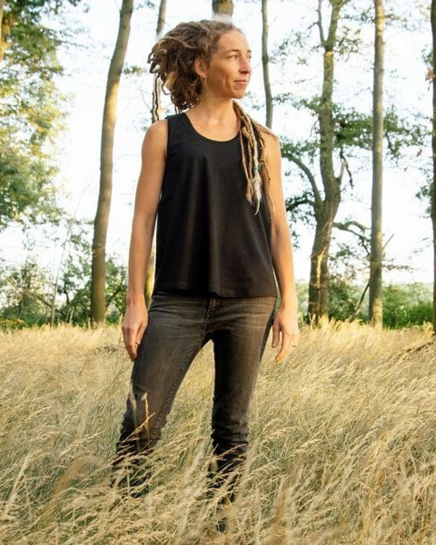 Cmig Damen Tank-Top Assel in schwarz – Ansicht 2