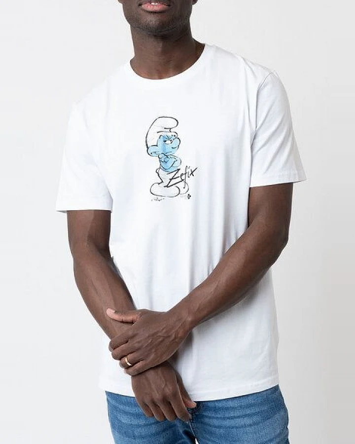 Bavarian Caps Herren T-Shirt Muffi, Zefix - Weiß