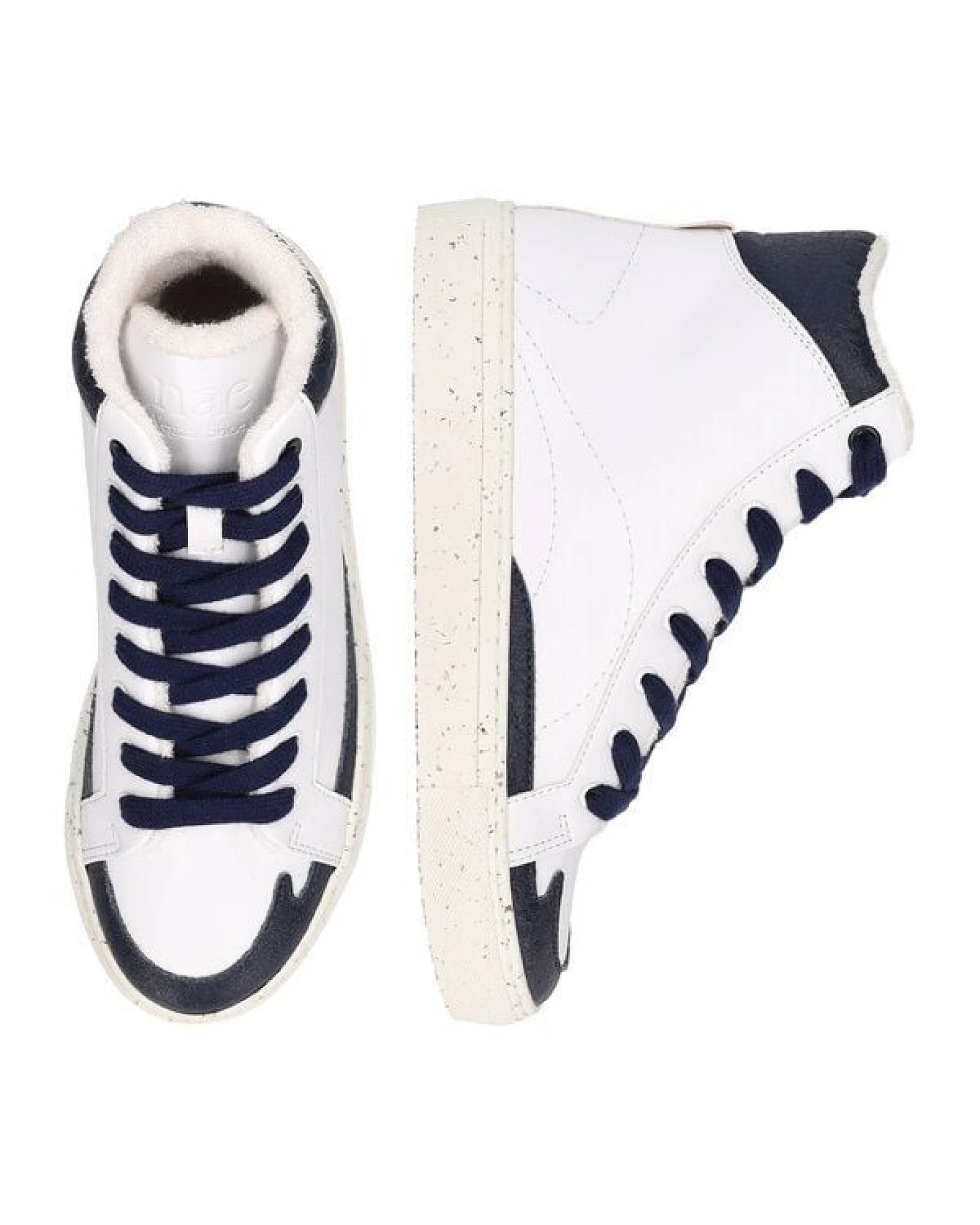 Nae Vegan Shoes NAE - London High Top Sneaker aus AppleSkin und Piñatex – Ansicht 3